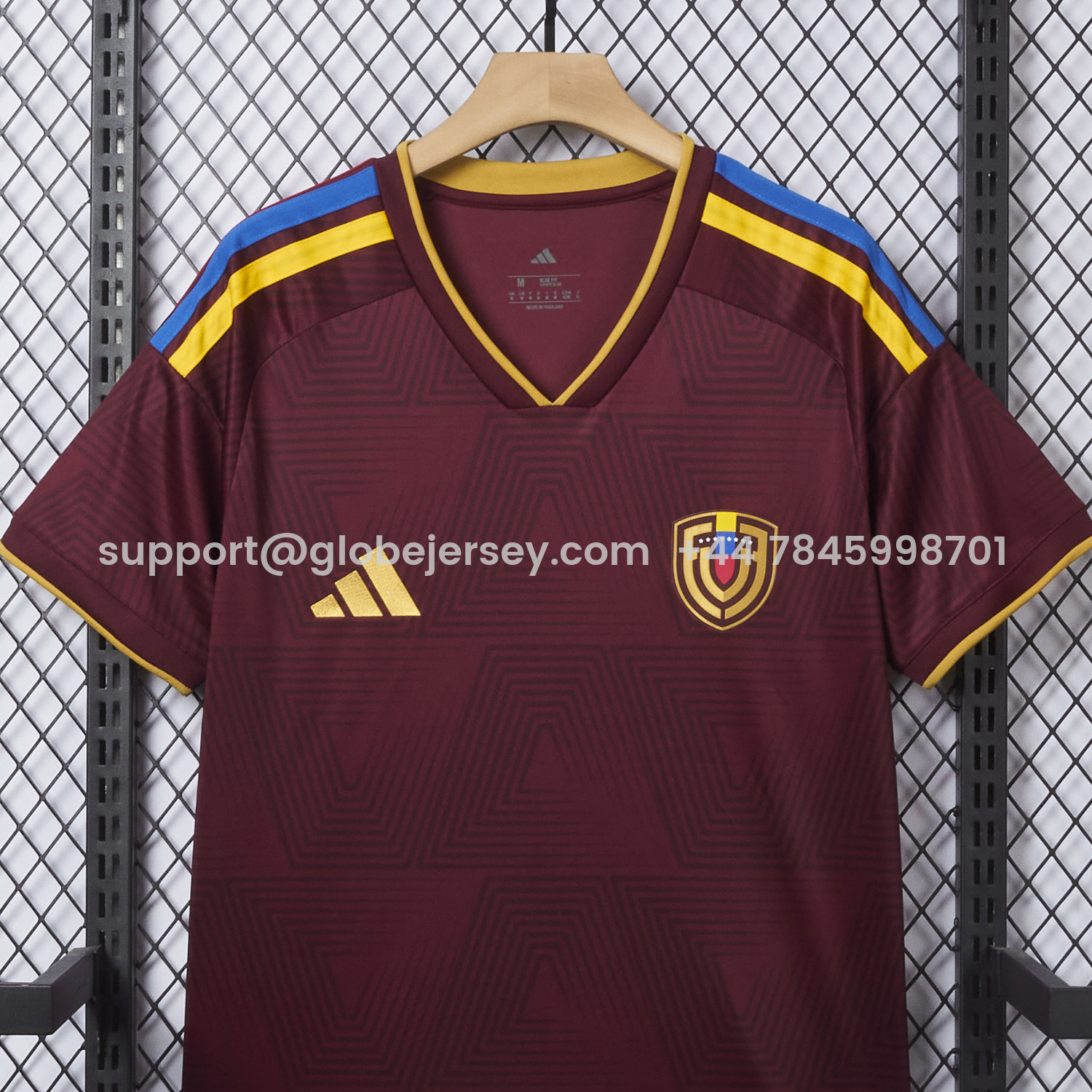 GlobeJersey-Venezuela 2026 Home Jersey - Fans Version