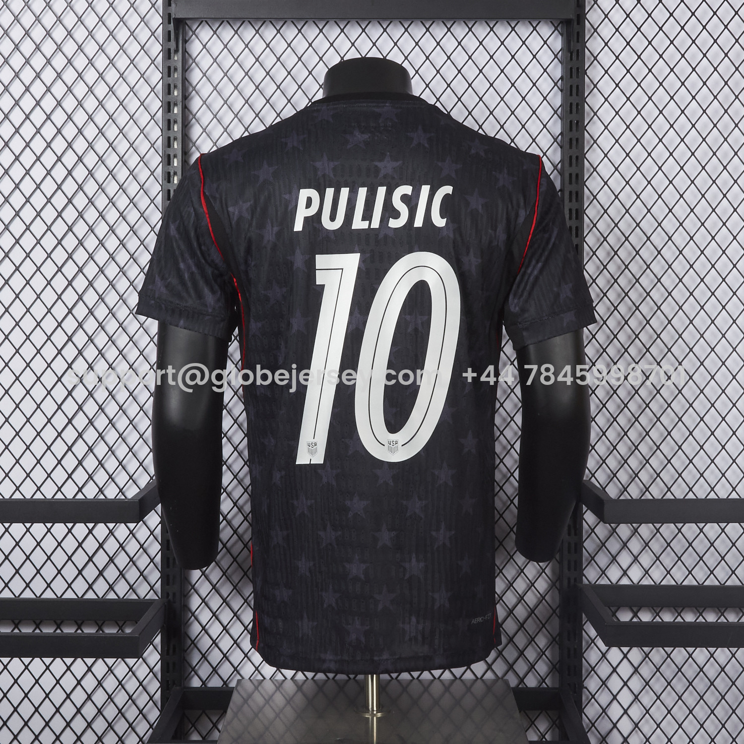 GlobeJersey-United States USA 2026 Away Jersey - Player Version