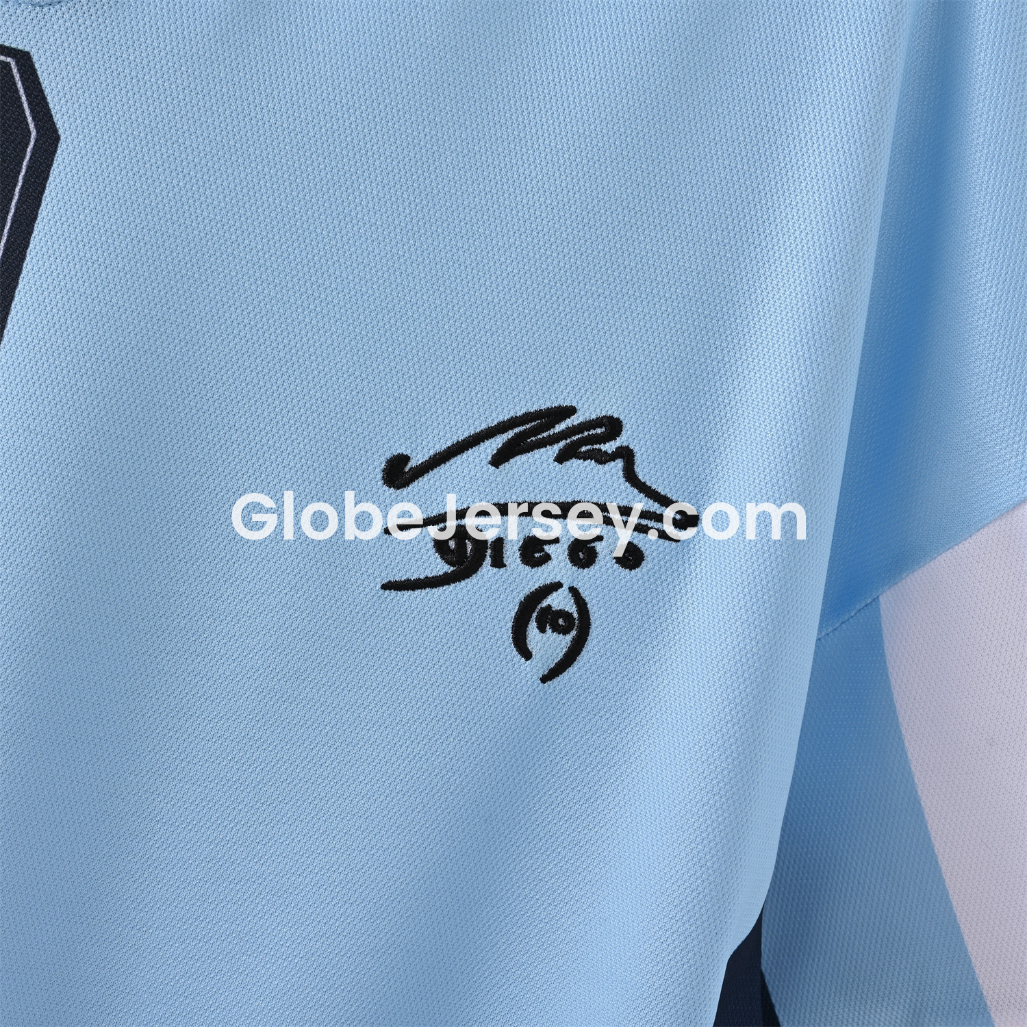 GlobeJersey-Retro Argentina 2001 Maradona Retirement Commemorative Edition Jersey with Maradona #10