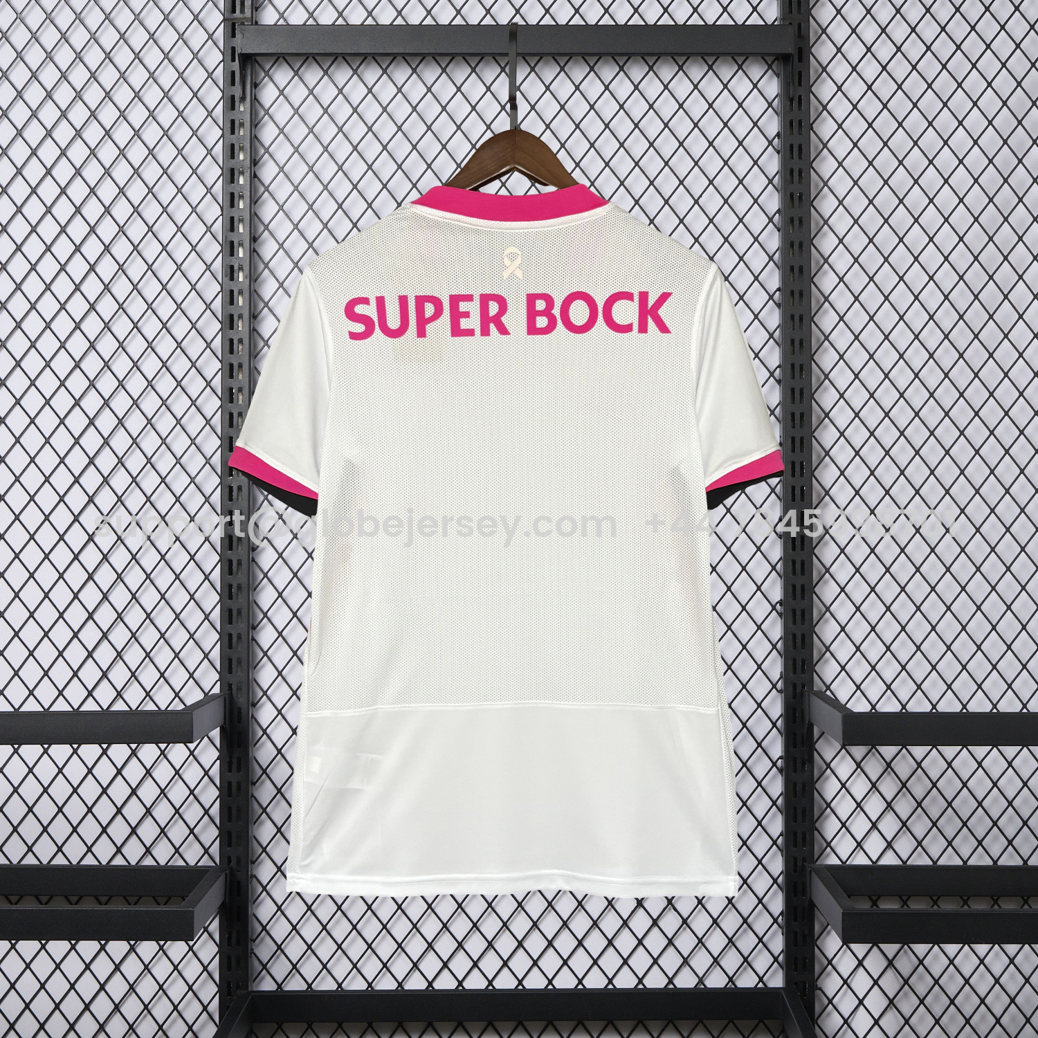 GlobeJersey-Sporting CP 25-26 Pink And White Special Jersey - Fans Version