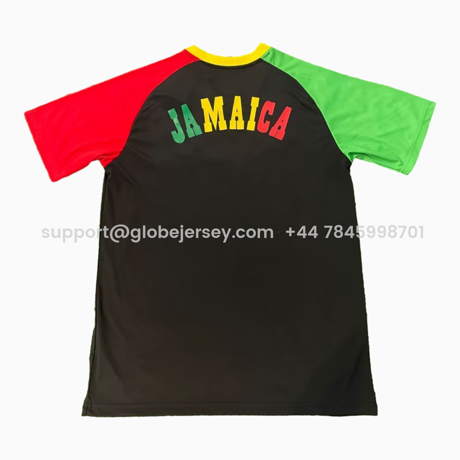 GlobeJersey-Jamaica 2026 Black Training Jersey - Fans Version