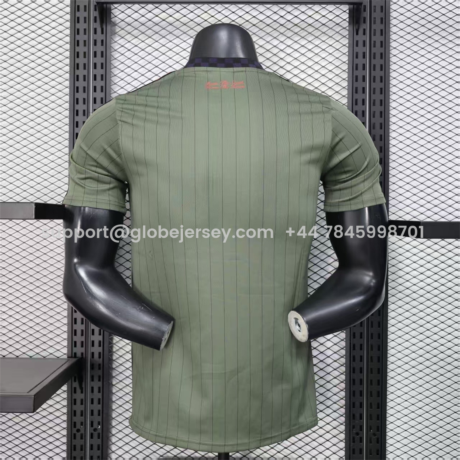 GlobeJersey-Bayern Munich 25-26 Trefoil Grey Green Travel Jersey - Player Version