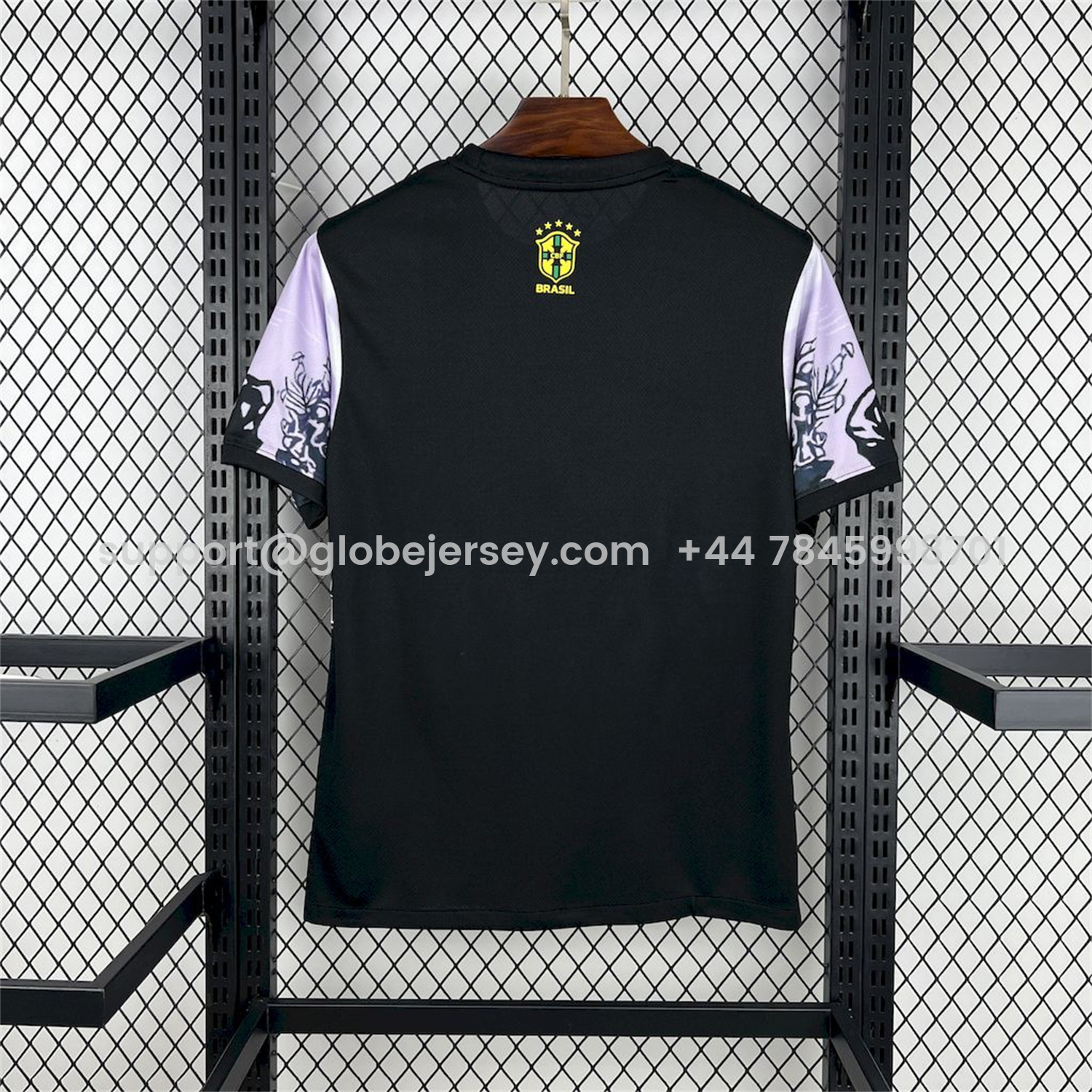 GlobeJersey-Brazil 25-26 Dark Purple Jesus Statue Special Jersey - Fans Version