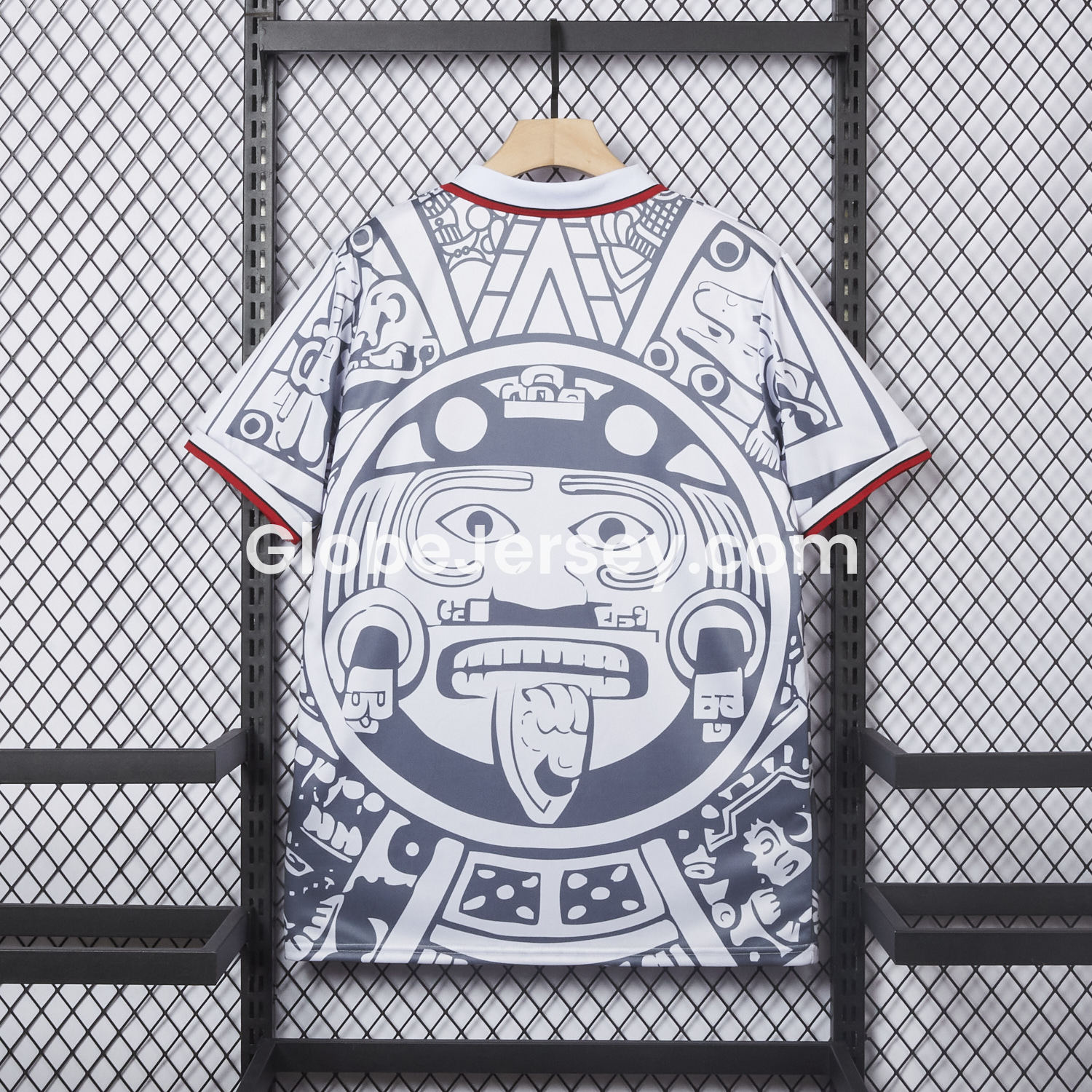 GlobeJersey-Retro Mexico 1998 Away Grey Special Edition Jersey