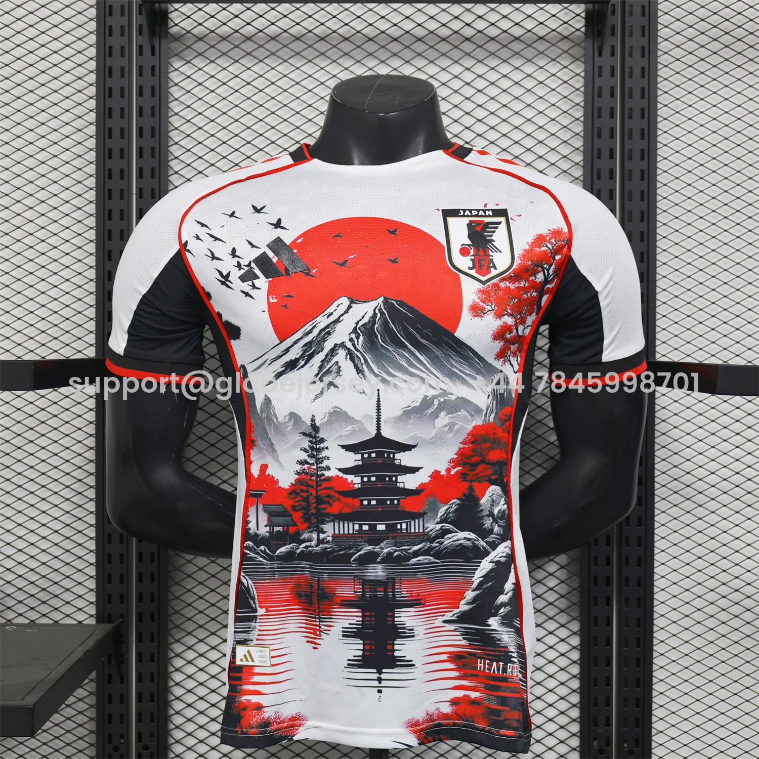 GlobeJersey-Japan 25-26 Red Maple Mount Fuji Special Edition Jersey - Player Version