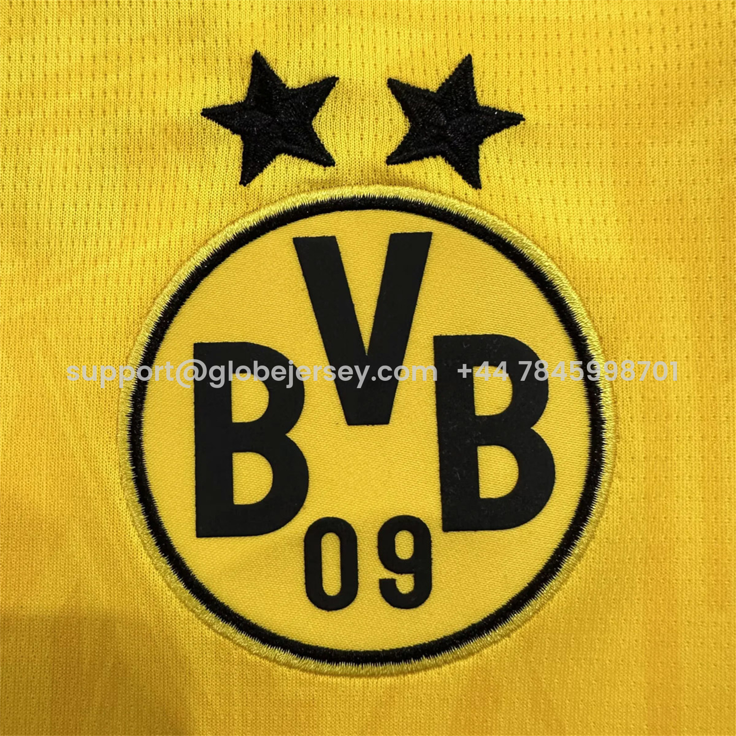 GlobeJersey-Dortmund 26-27 Home Jersey - Fans Version