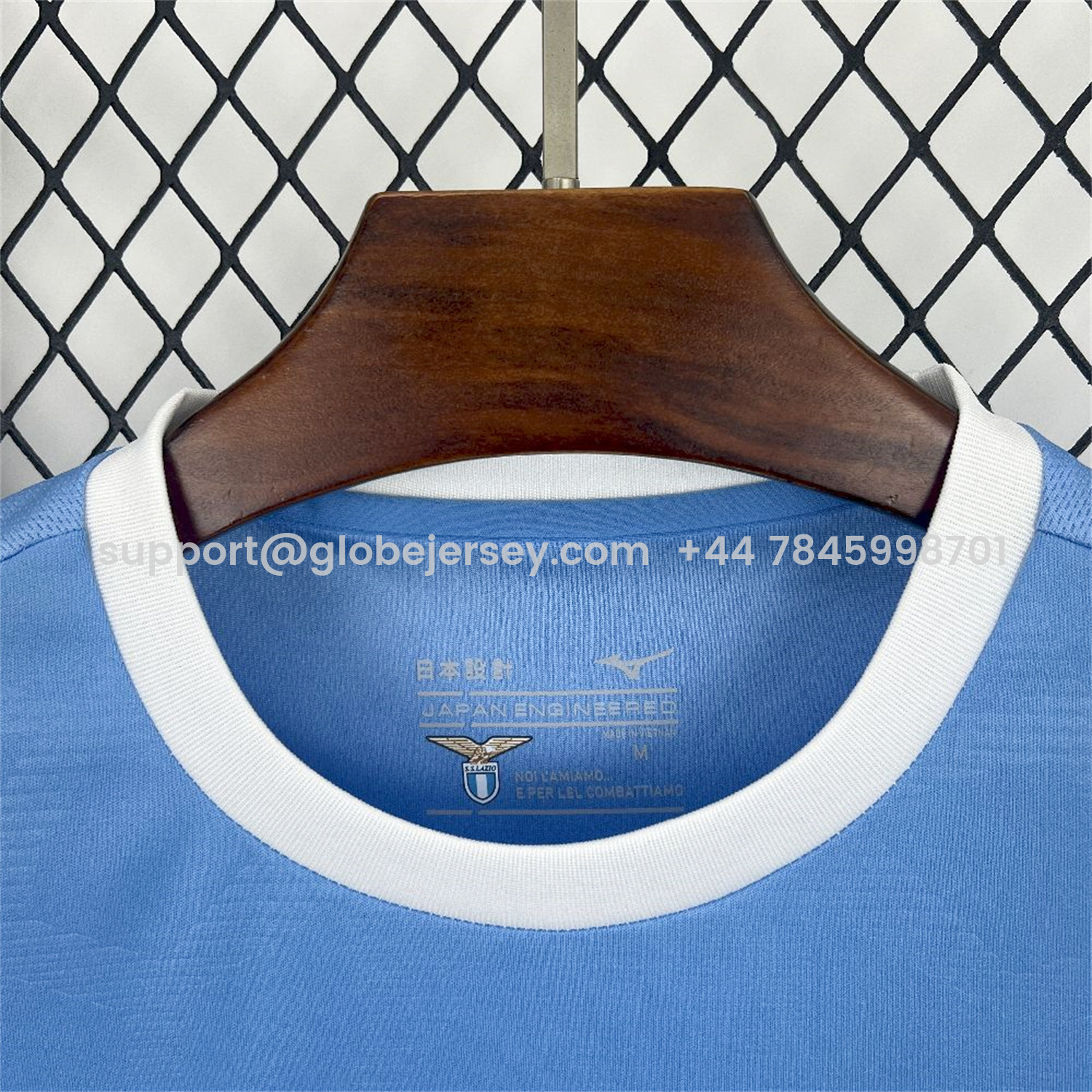 GlobeJersey-Lazio 25-26 Home Jersey - Fans Version