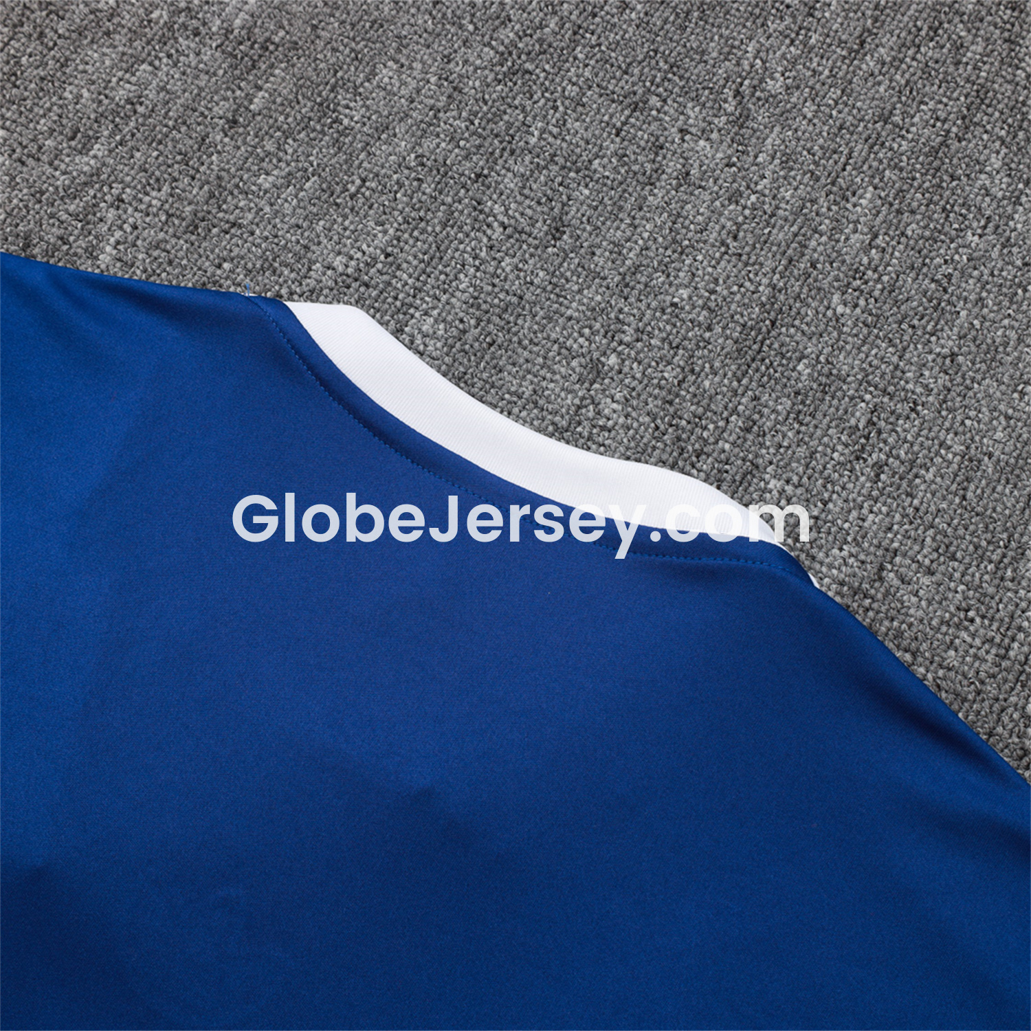 GlobeJersey-Arsenal 25-26 Throwback Trefoil Vest Training Set - Royal Blue Vest and Shorts