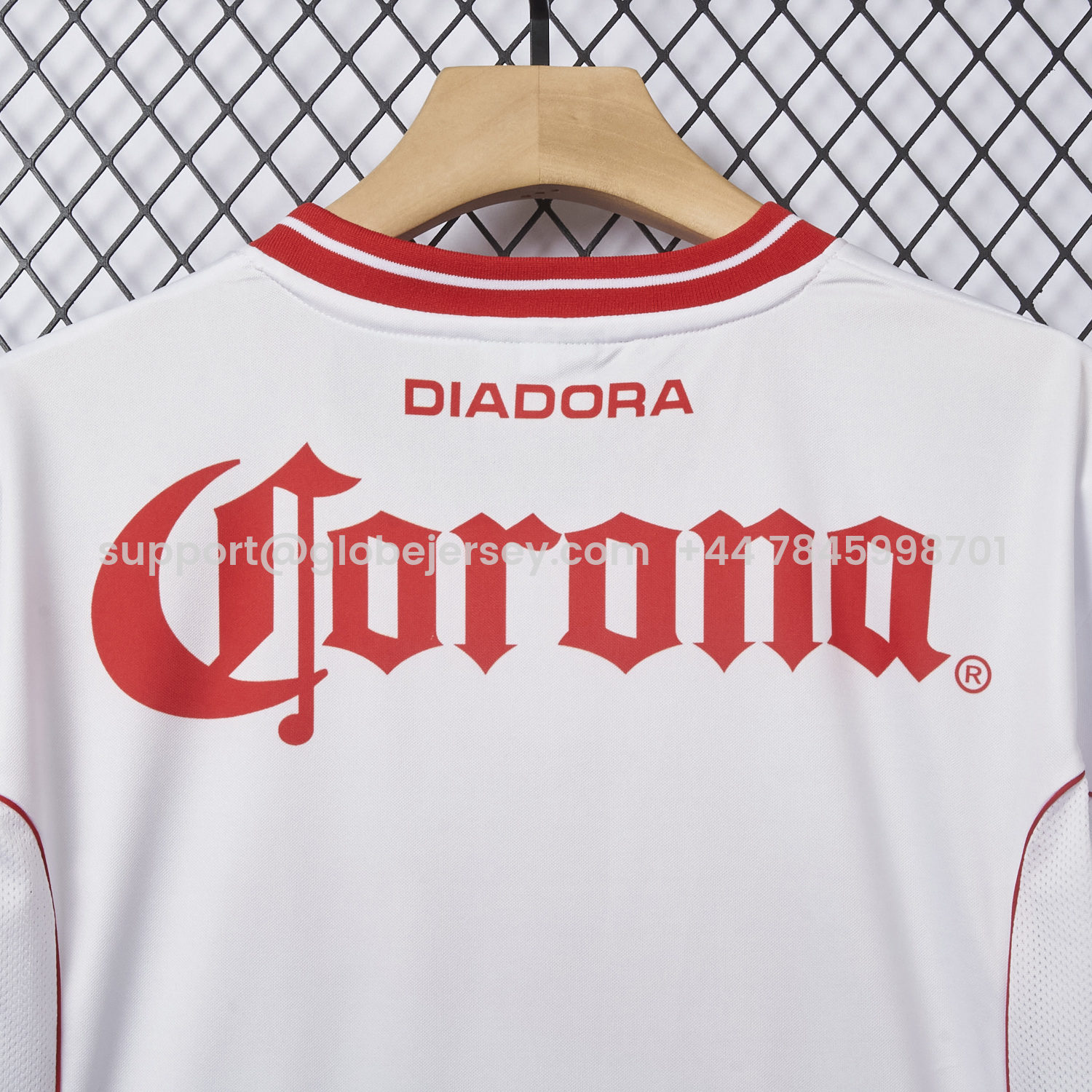 GlobeJersey-Retro Toluca 1998-99 Away White Jersey