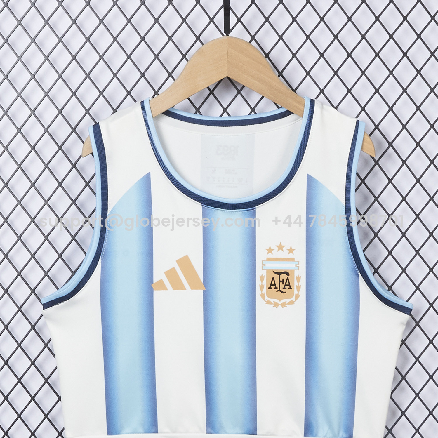 GlobeJersey-Women's Argentina 2026 Home Yoga Vest