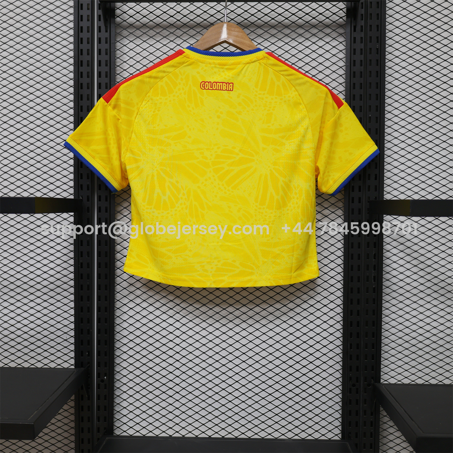 GlobeJersey-Women's Colombia 2026 Home Cropped Jersey - Player Version