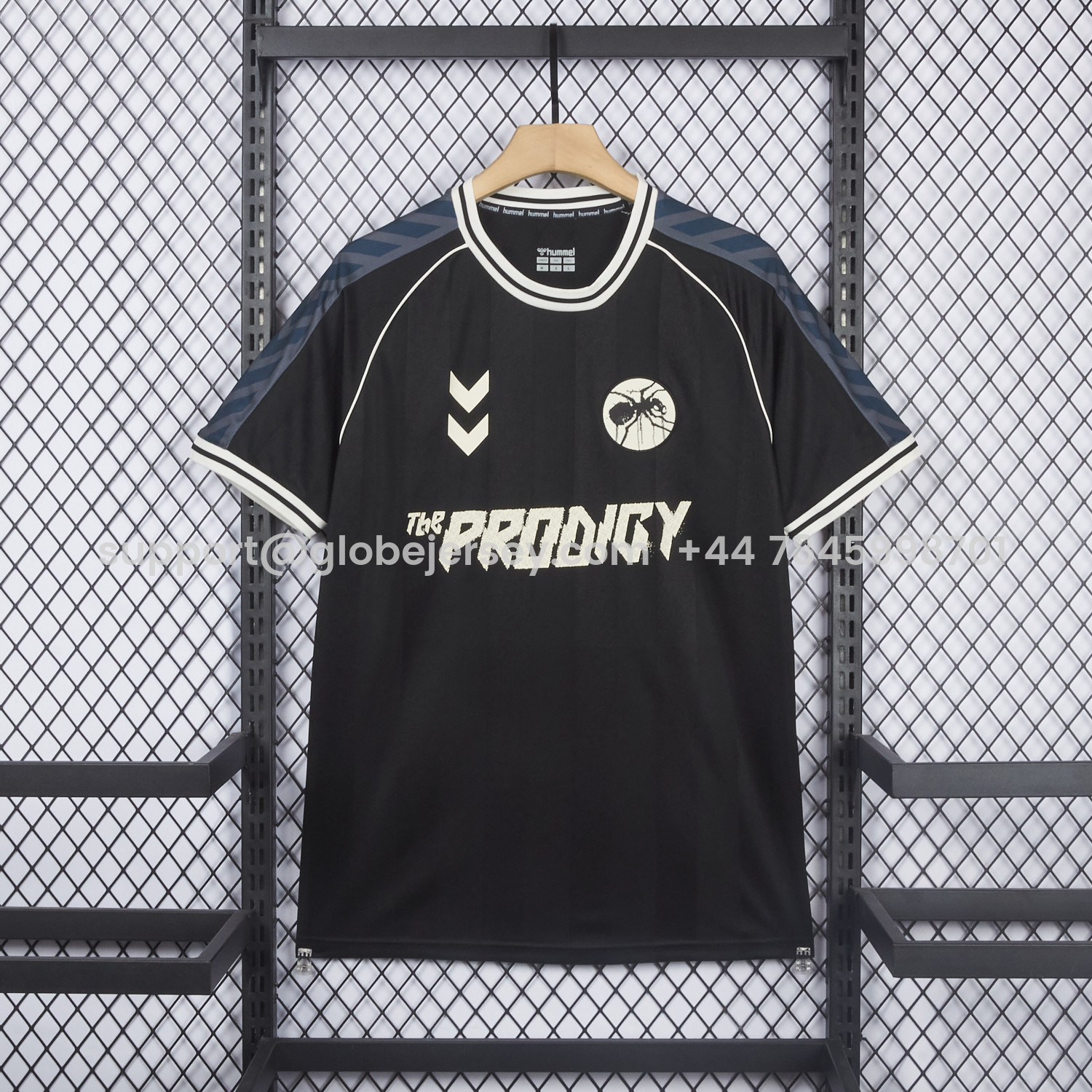 GlobeJersey-The Prodigy 2026 Black Football Jersey - Fans Version