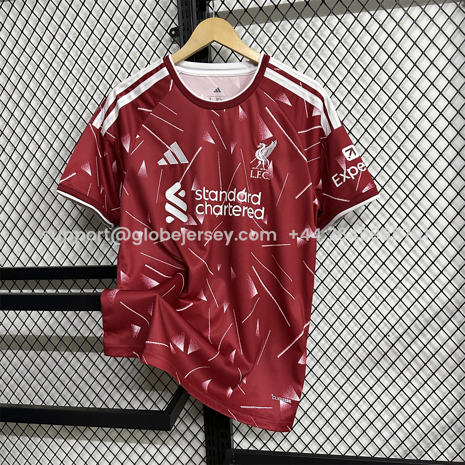 GlobeJersey-Liver.pool 26-27 Home Jersey - Fans Version