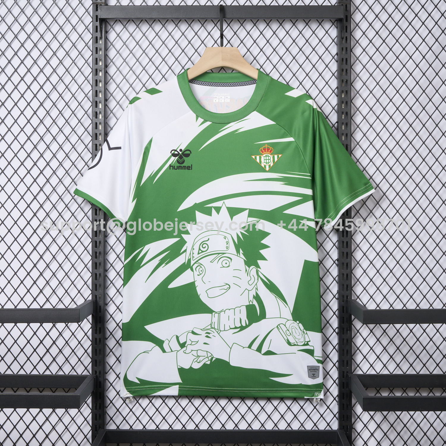 GlobeJersey-Real Betis 25-26 NARUTO Special Edition Jersey - Fans Version