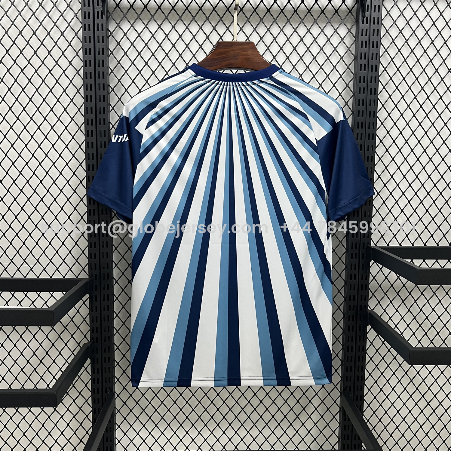 GlobeJersey-Argentina 2026 Blue Rays Pre-Match Training Kit - Fans Version