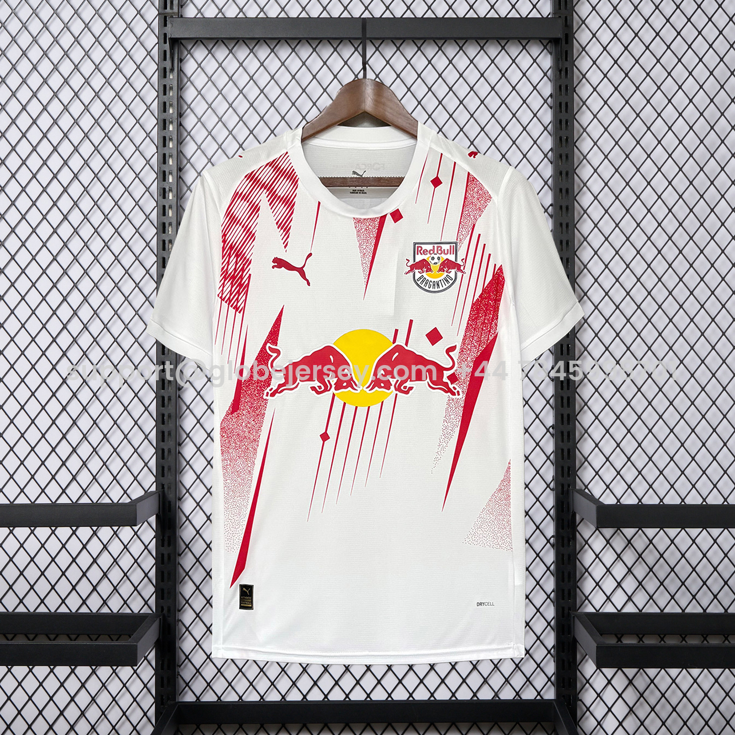 GlobeJersey-Red Bull Bragantino 26-27 Home Jersey - Fans Version