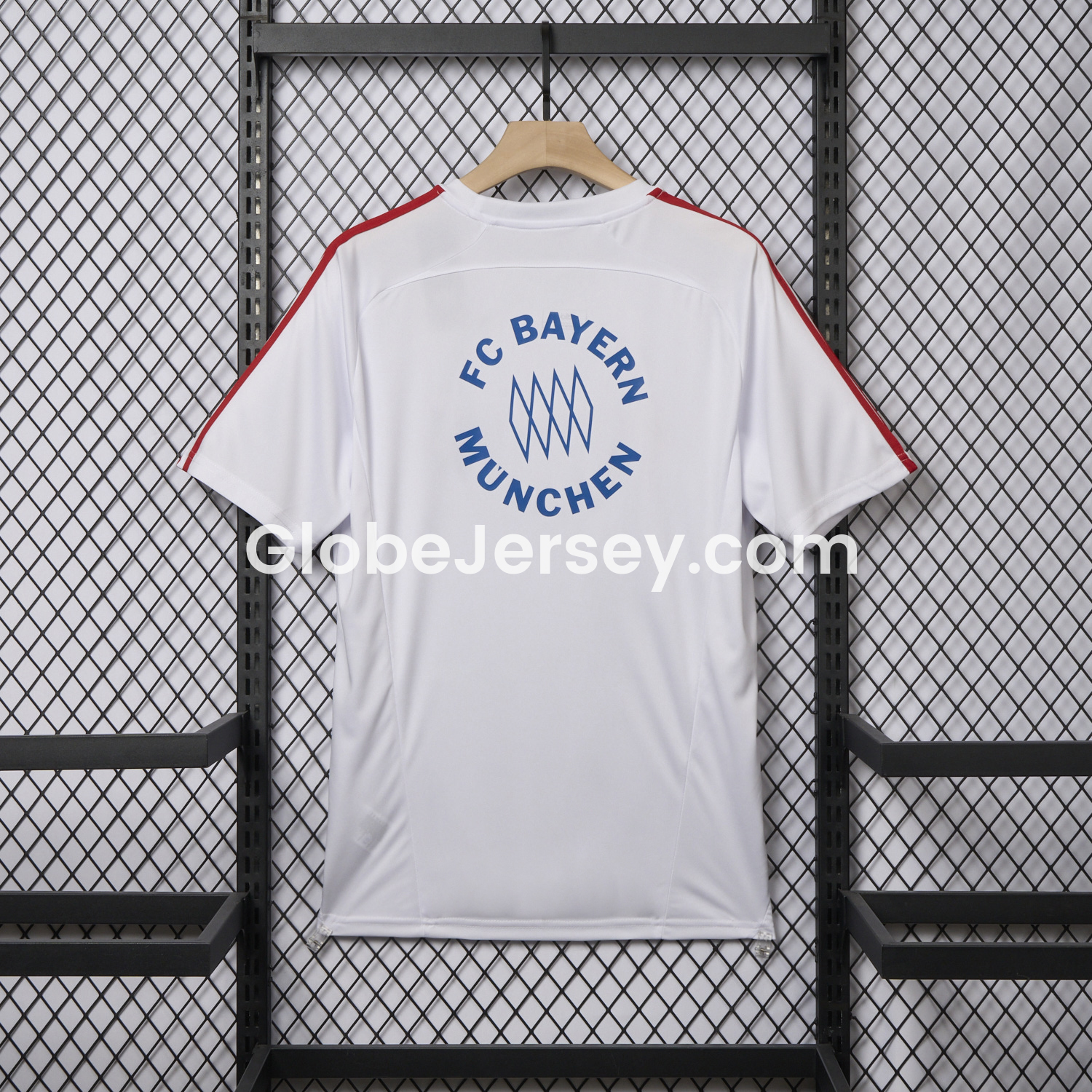 GlobeJersey-Bayern Munich 25-26 Urban Purist Throwback White Jersey - Fans Version