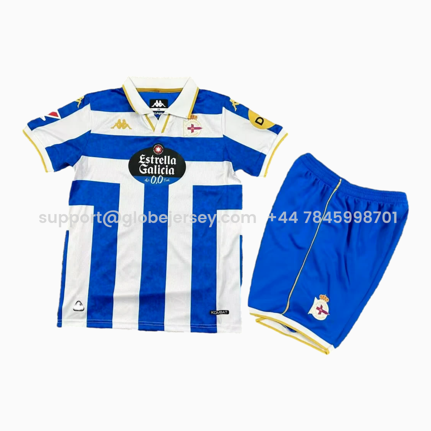 GlobeJersey-Deportivo de La Coruña 25-26 Home Kids Kit