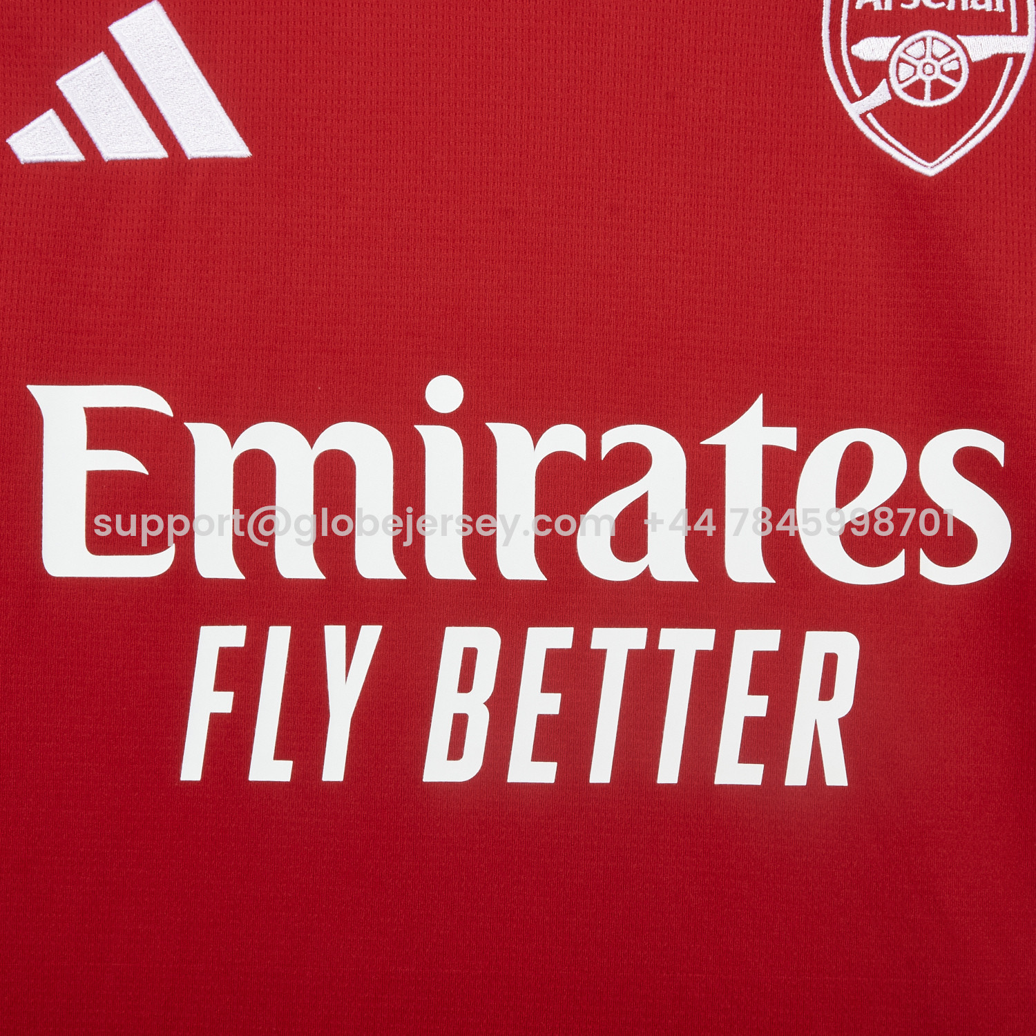 GlobeJersey-【Champion 26 Font】Arsenal 26-27 Home Jersey - Fans Version