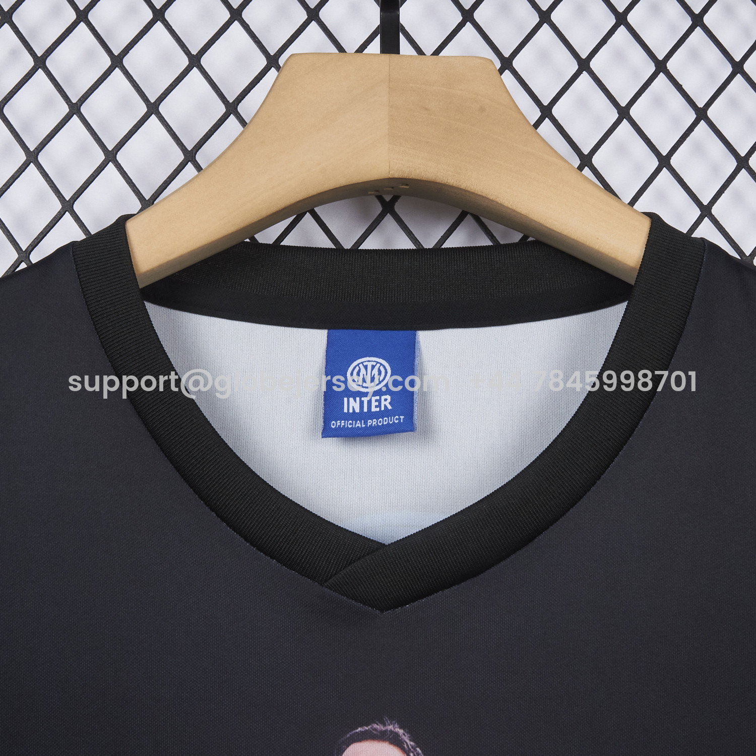 GlobeJersey-Inter Milan 2026 Serie A Champions Commemorative Black T-Shirt