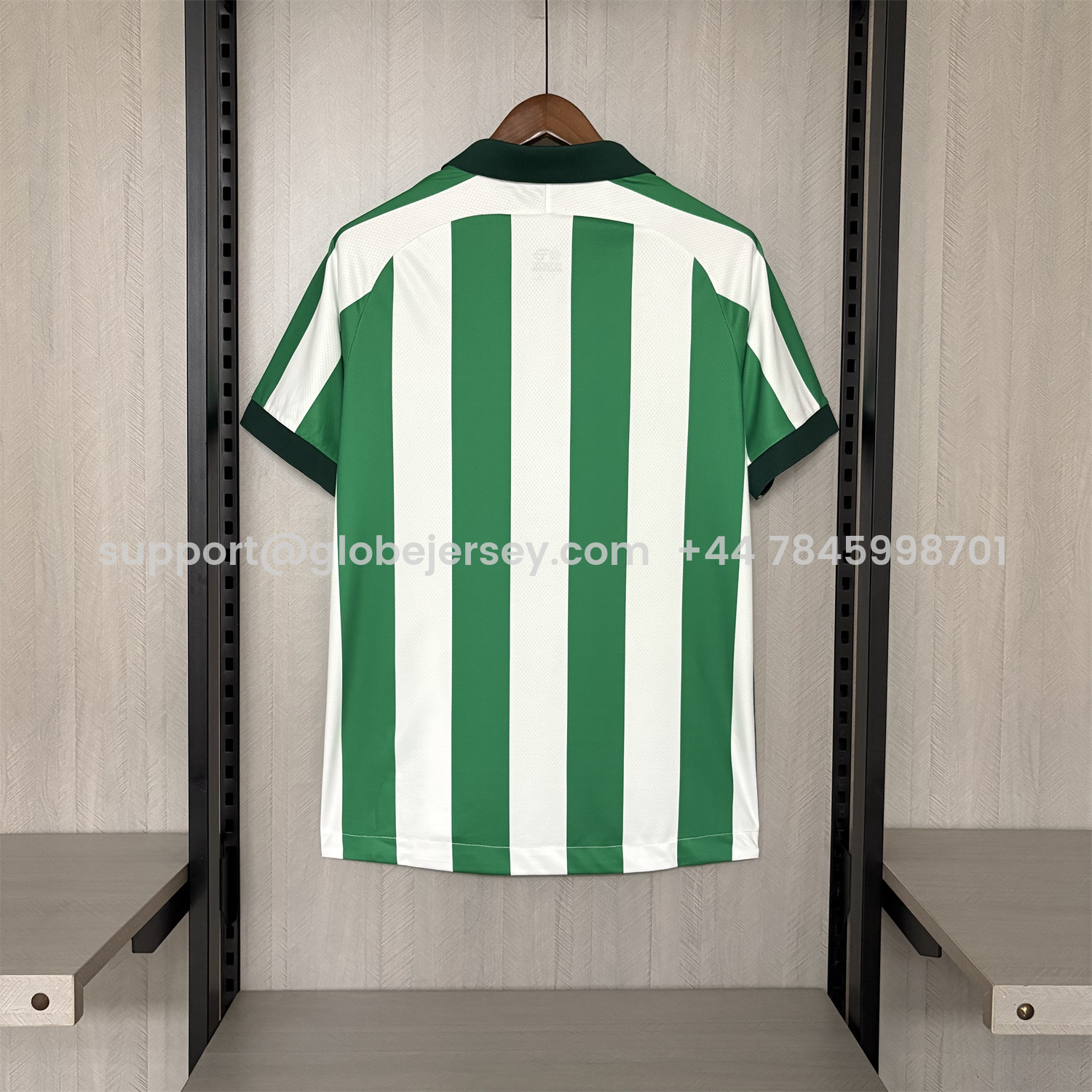 GlobeJersey-EC Juventude 25-26 Home Unsponsored Green And White Jersey - Fans Version