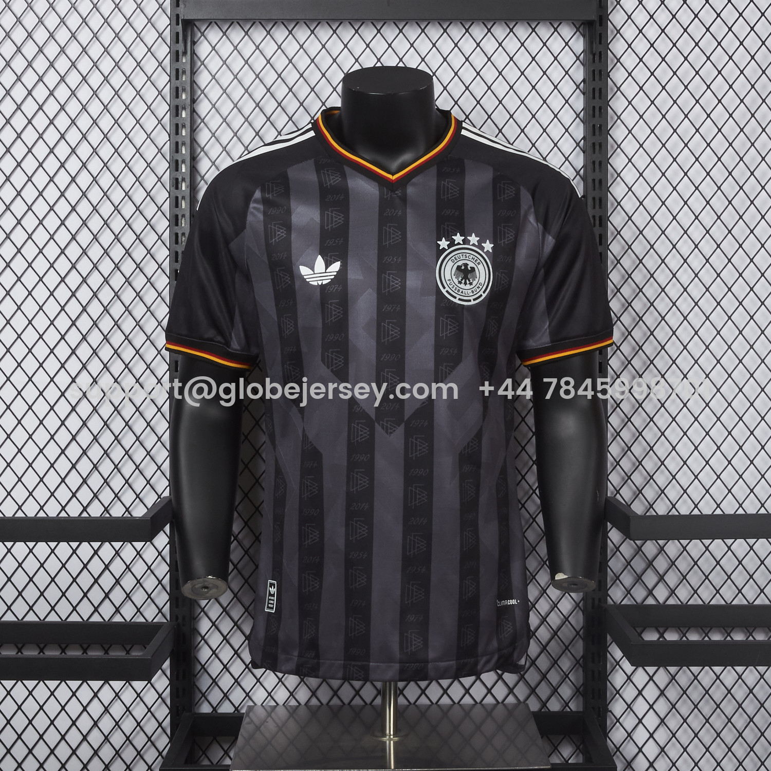 GlobeJersey-Germany 2026 Black Special Jersey - Player Version
