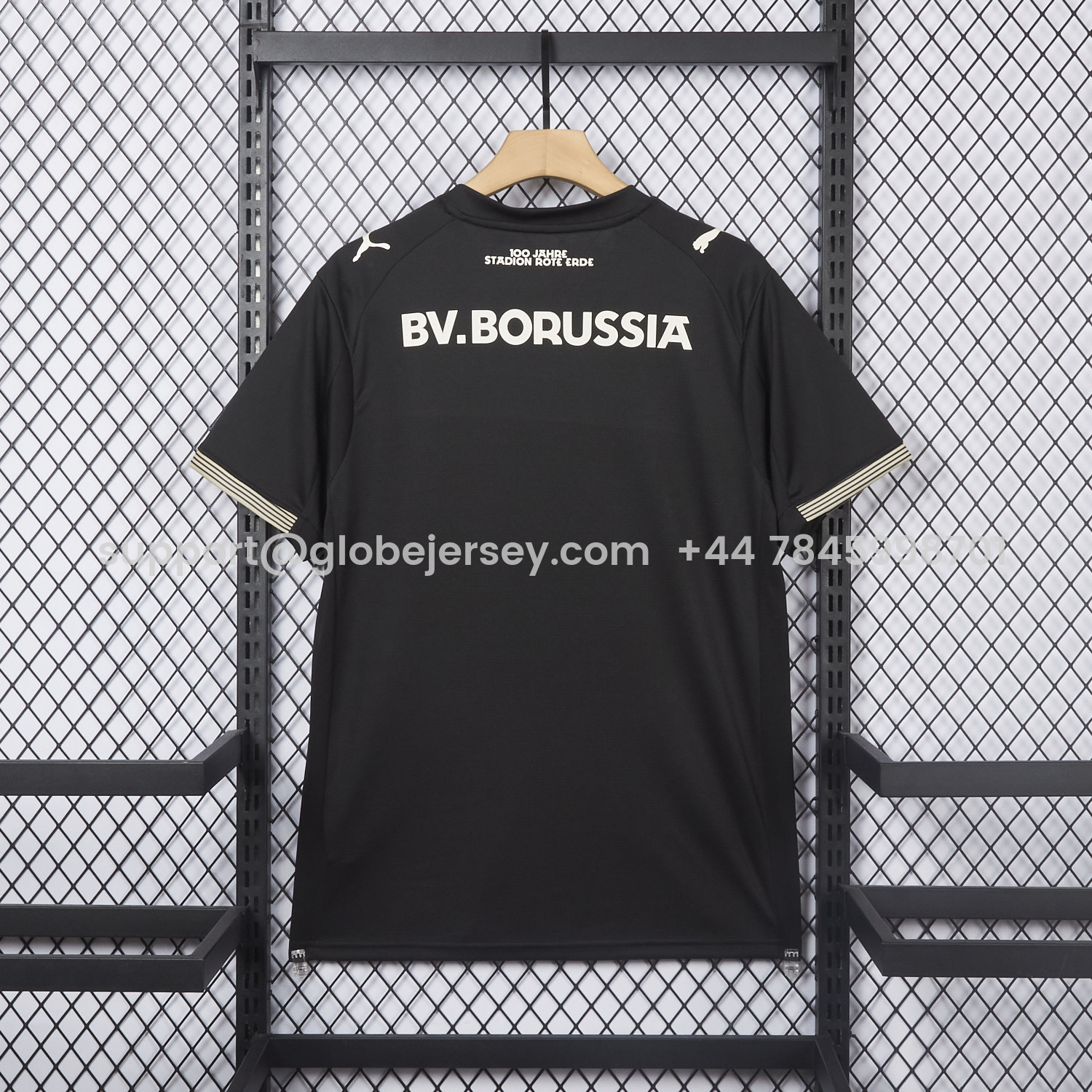 GlobeJersey-Dortmund 25-26 “100 JAHRE STADION ROTE ERDE” Black Special Jersey - Fans Version