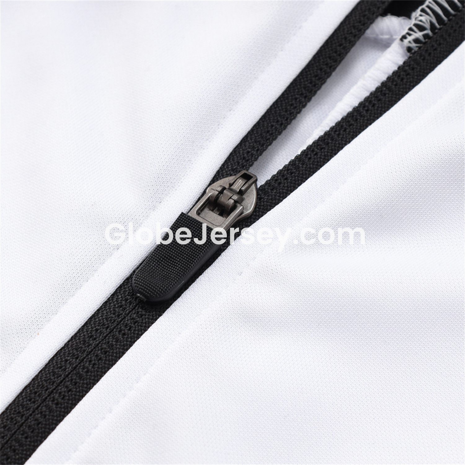 GlobeJersey-Corinthians 25-26 Jacket Training Tracksuit - White Jackets & Black Pants