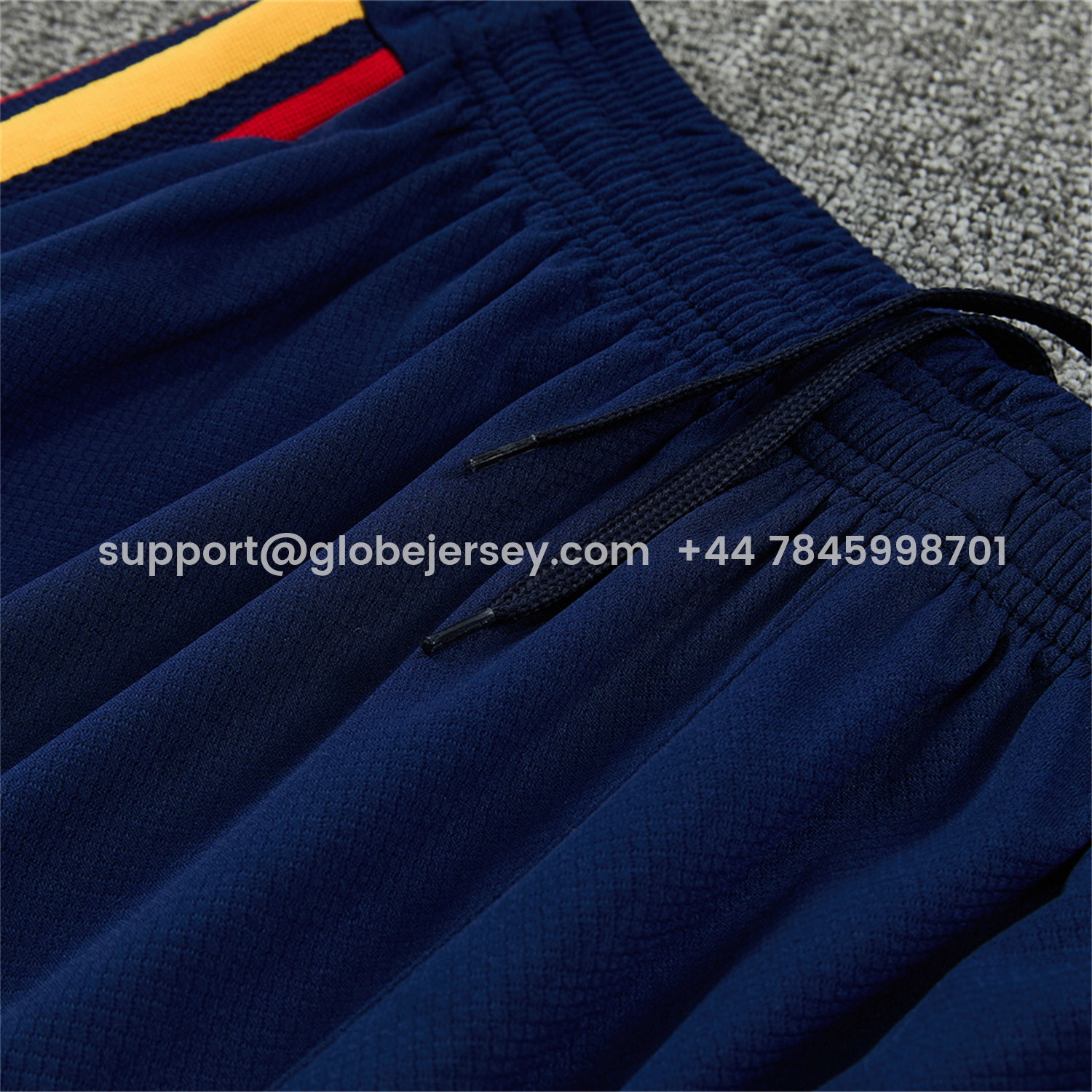 GlobeJersey-Spain 2026 Vest Training Set - Light Blue Top & Dark Blue Pants