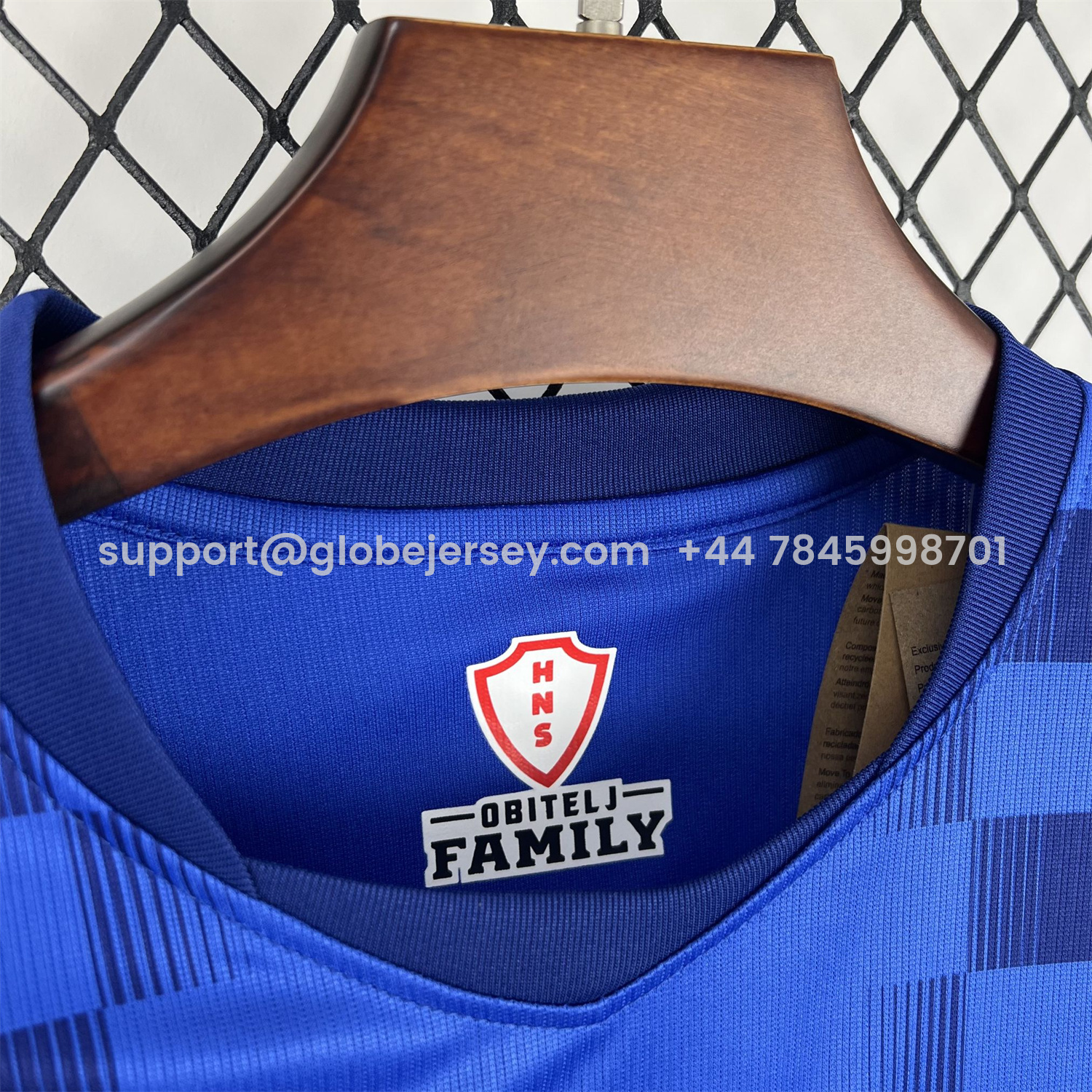GlobeJersey-Croatia 2026 Away Blue Jersey - Fans Version