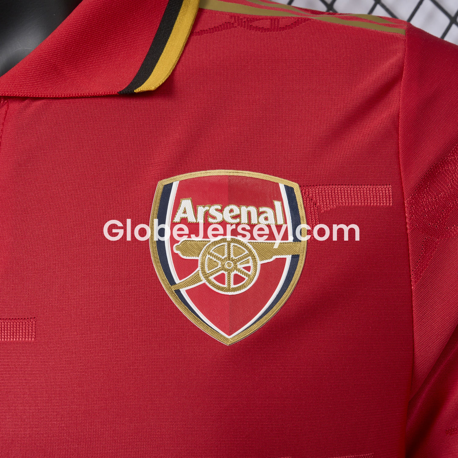 GlobeJersey-Arsenal 25-26 Red POLO Special Edition Jersey - Player Version