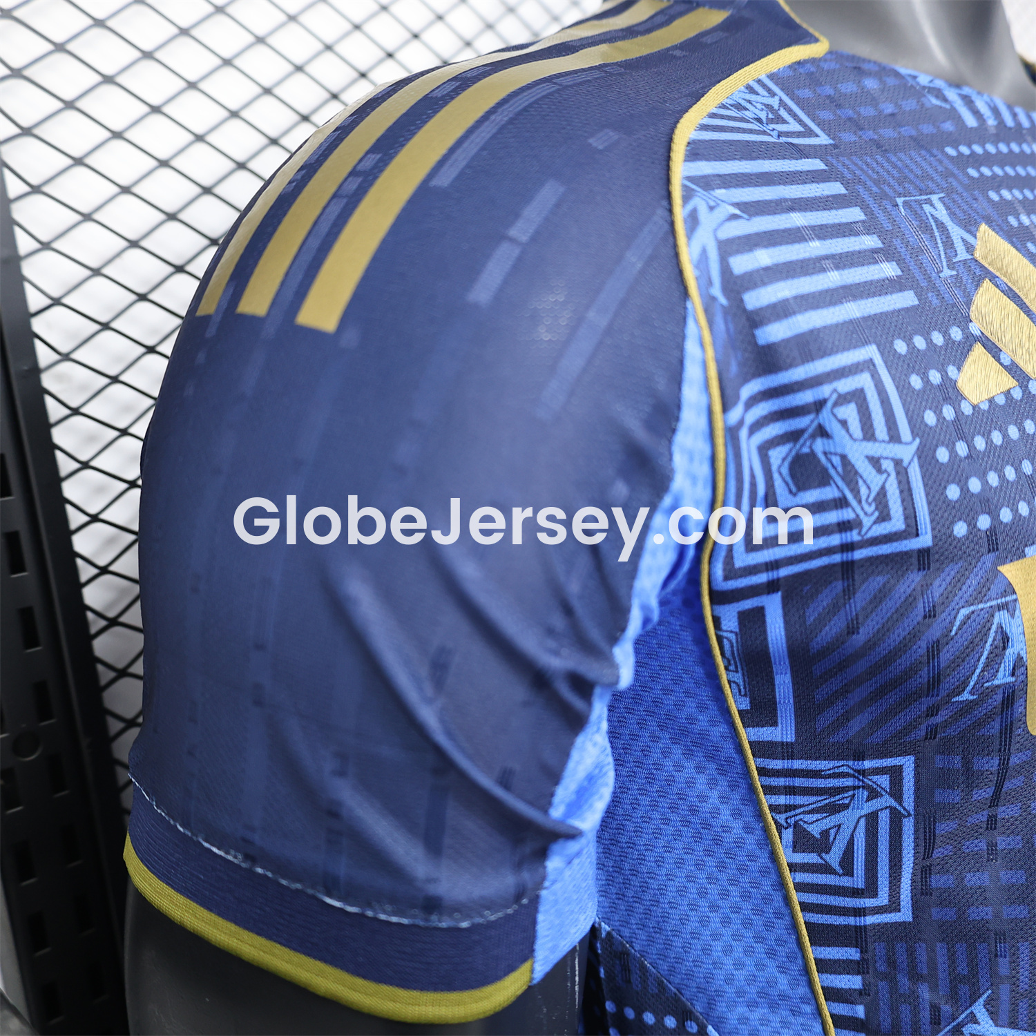 GlobeJersey-Real Madrid 25-26 Blue Gold Special Edition Jersey - Player Version