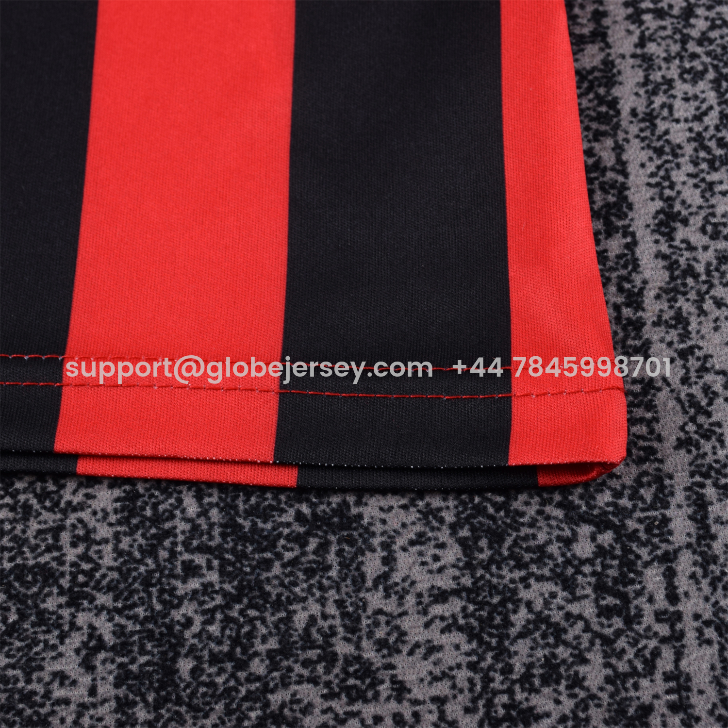GlobeJersey-Retro AC Milan 1990-91 Home Kids Kit