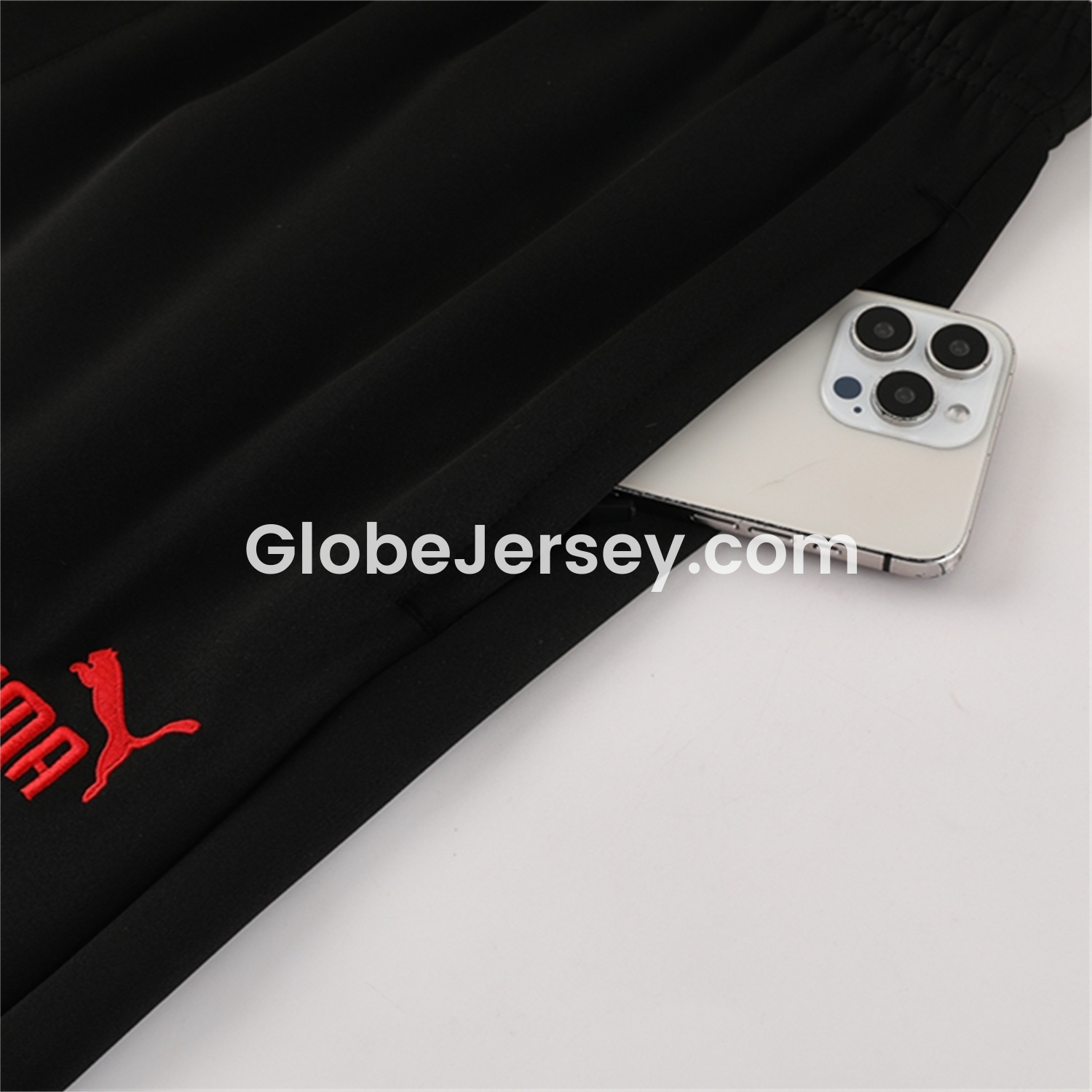 GlobeJersey-AC Milan 25-26 Jacket Training Tracksuit - Black top & Black Pants