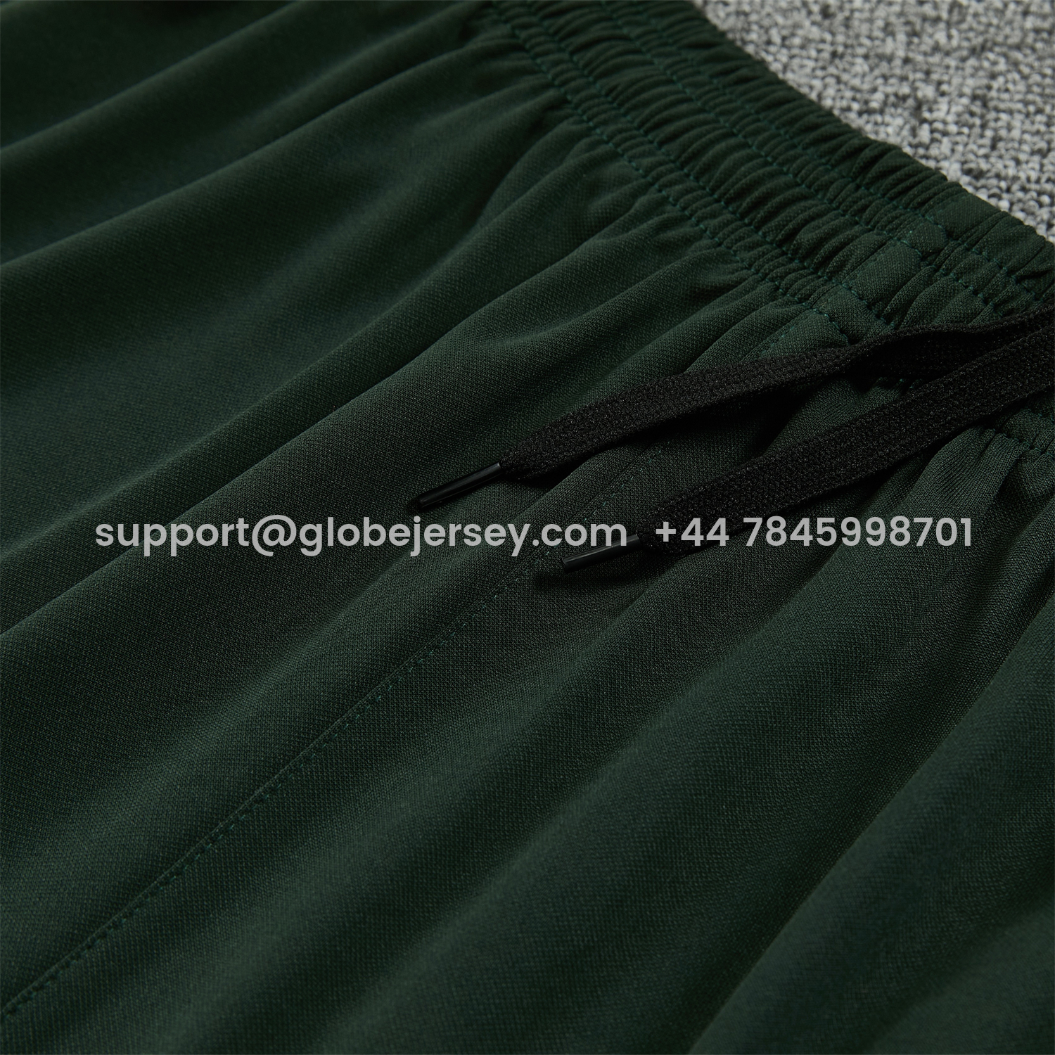 GlobeJersey-C.H.E.L.S.E.A 25-26 Vest Training Set - Dark Green With White Accents Top & Pants