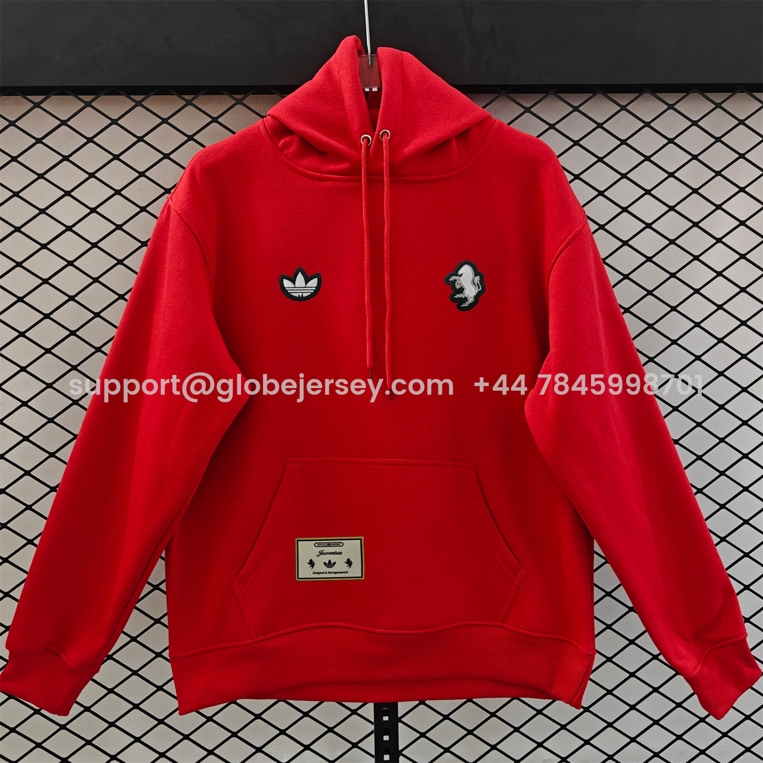 GlobeJersey-Juventus 25-26 Originals Terrace Icon Unisex Pullover Hoodie