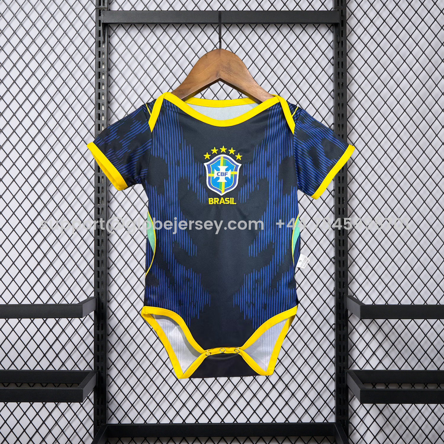 GlobeJersey-Brazil 2026 Away Baby Crawling Suit