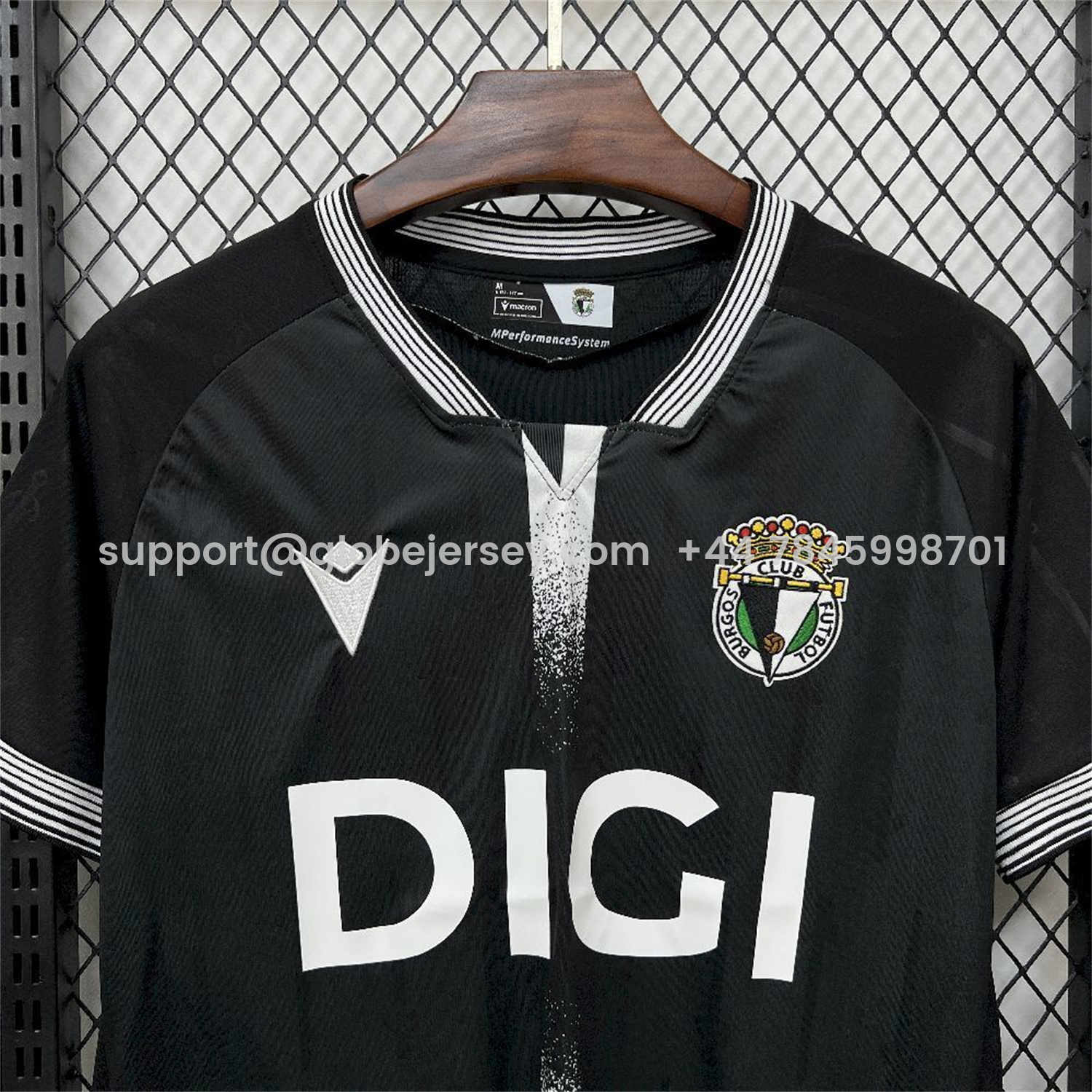 GlobeJersey-Burgos 25-26 Away Black Jersey - Fans Version