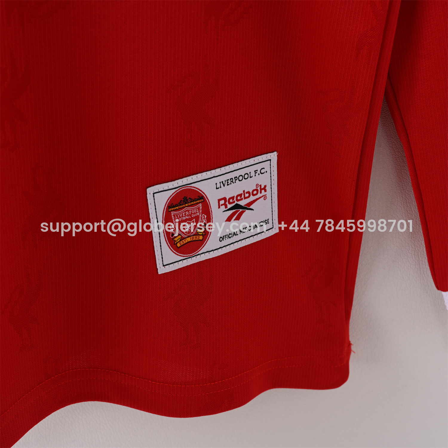 GlobeJersey-Retro Liver.pool 1996-97 Home Long Sleeves Jersey