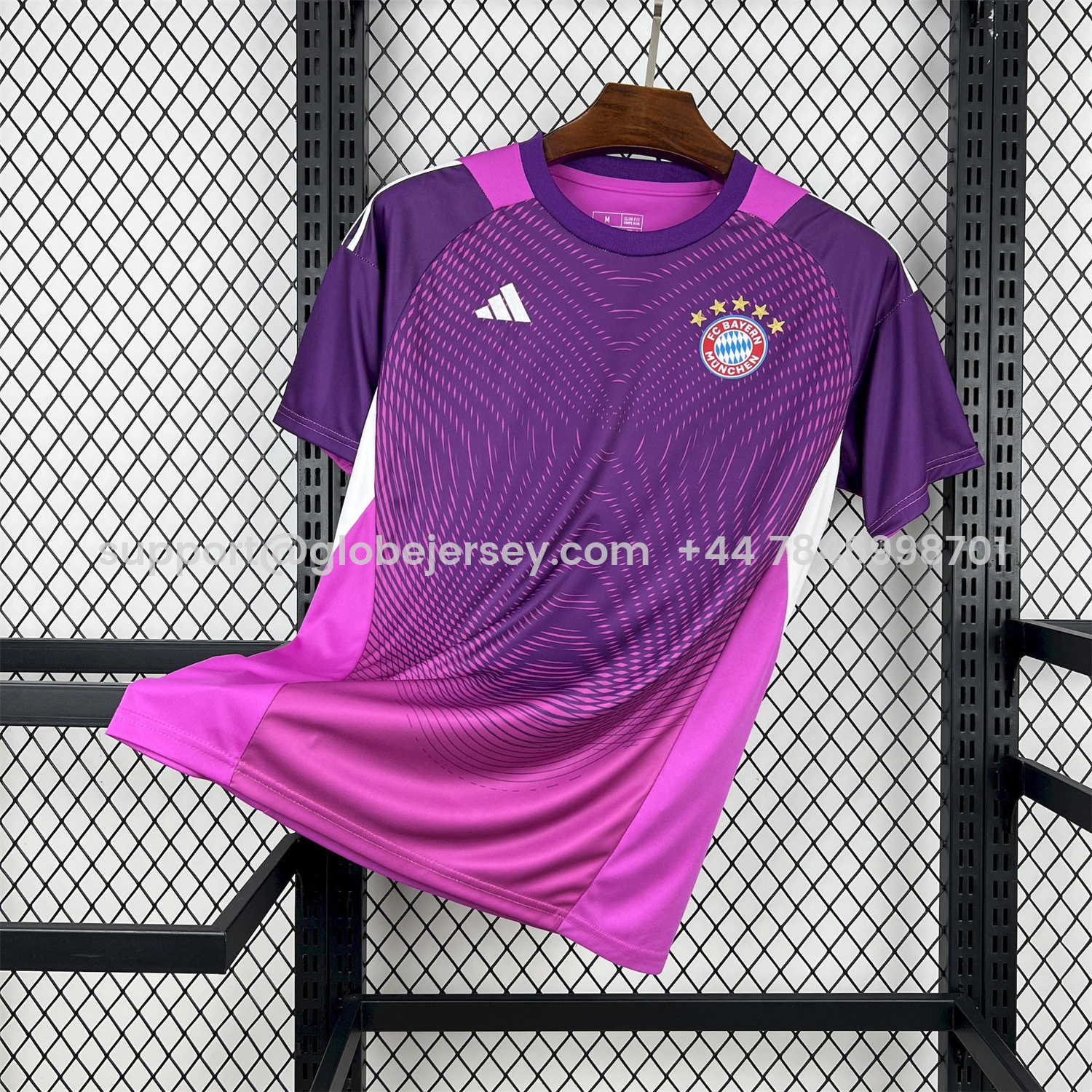 GlobeJersey-Bayern Munich 25-26 Purple Goalkeeper Jersey - Fans Version