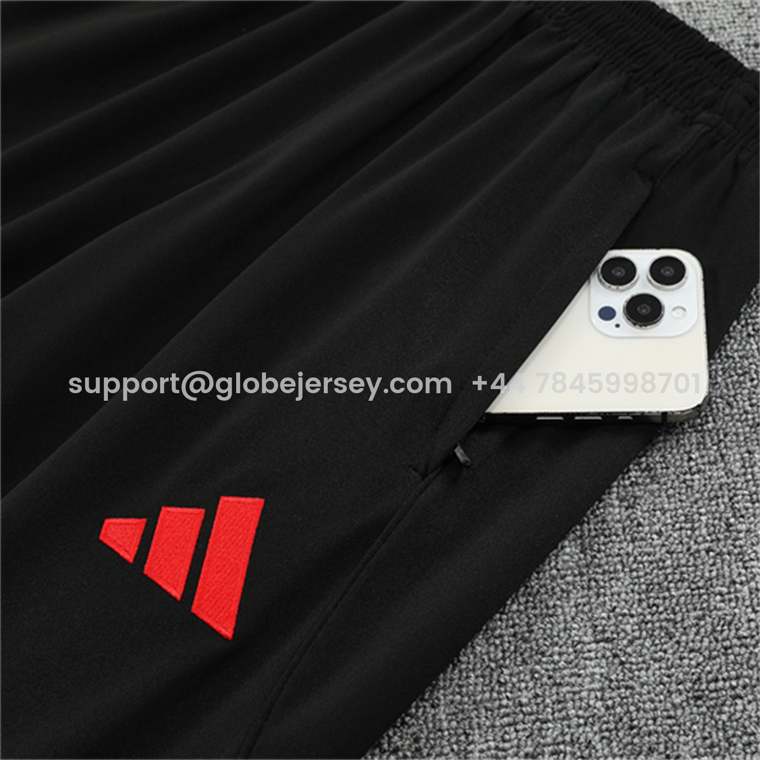 GlobeJersey-Liver.pool 25-26 Kids Long Sleeve Training Set - Red Camouflage Top & Blsck Pants