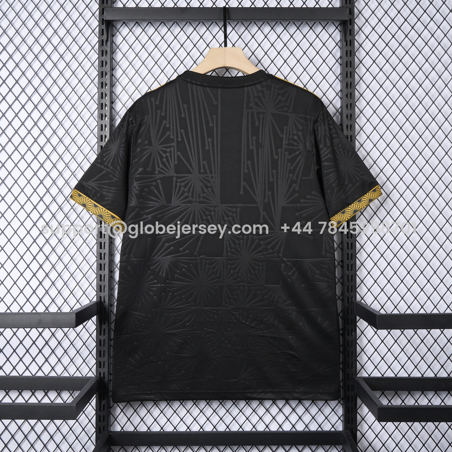 GlobeJersey-Mexico 2025 Gold Cup Home Black Jersey - Fans Version