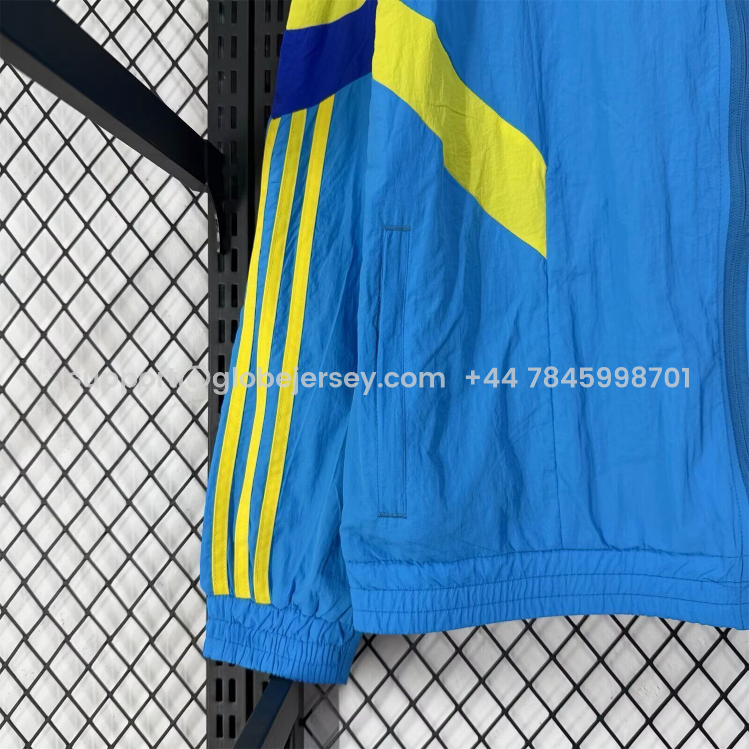 GlobeJersey-Boca Juniors 25-26 Training Windbreaker Jacket - Blue