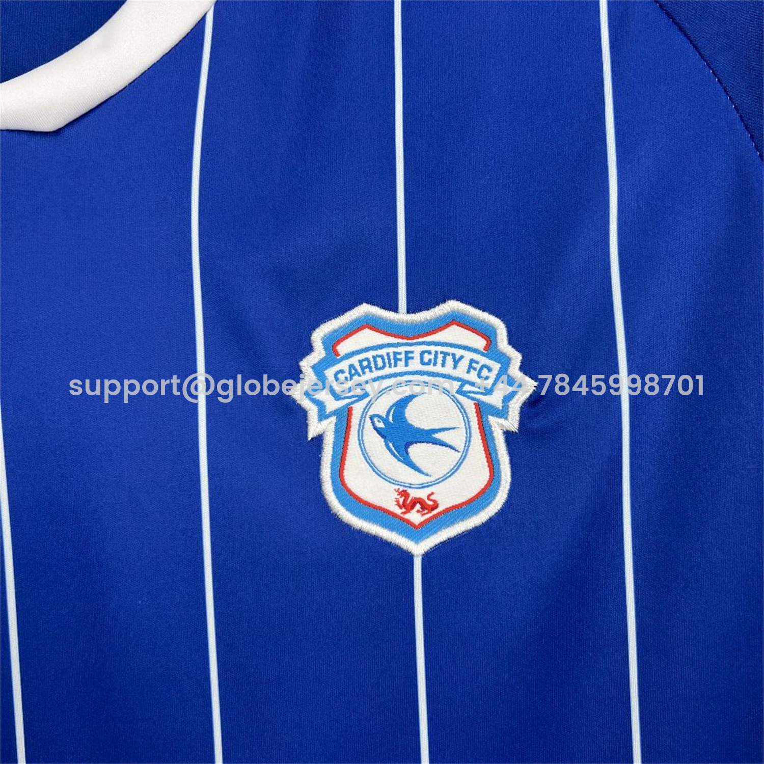 GlobeJersey-Cardiff City 25-26 Home Jersey - Fans Version