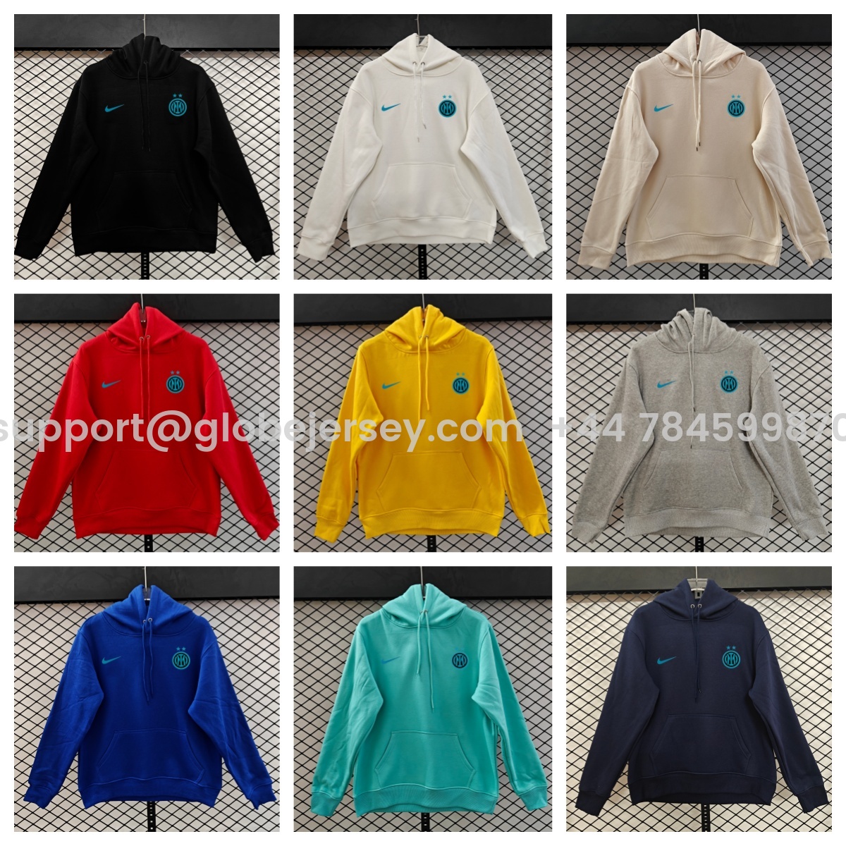 GlobeJersey-Inter Milan 25-26 Third Blue Icon Unisex Pullover Hoodie