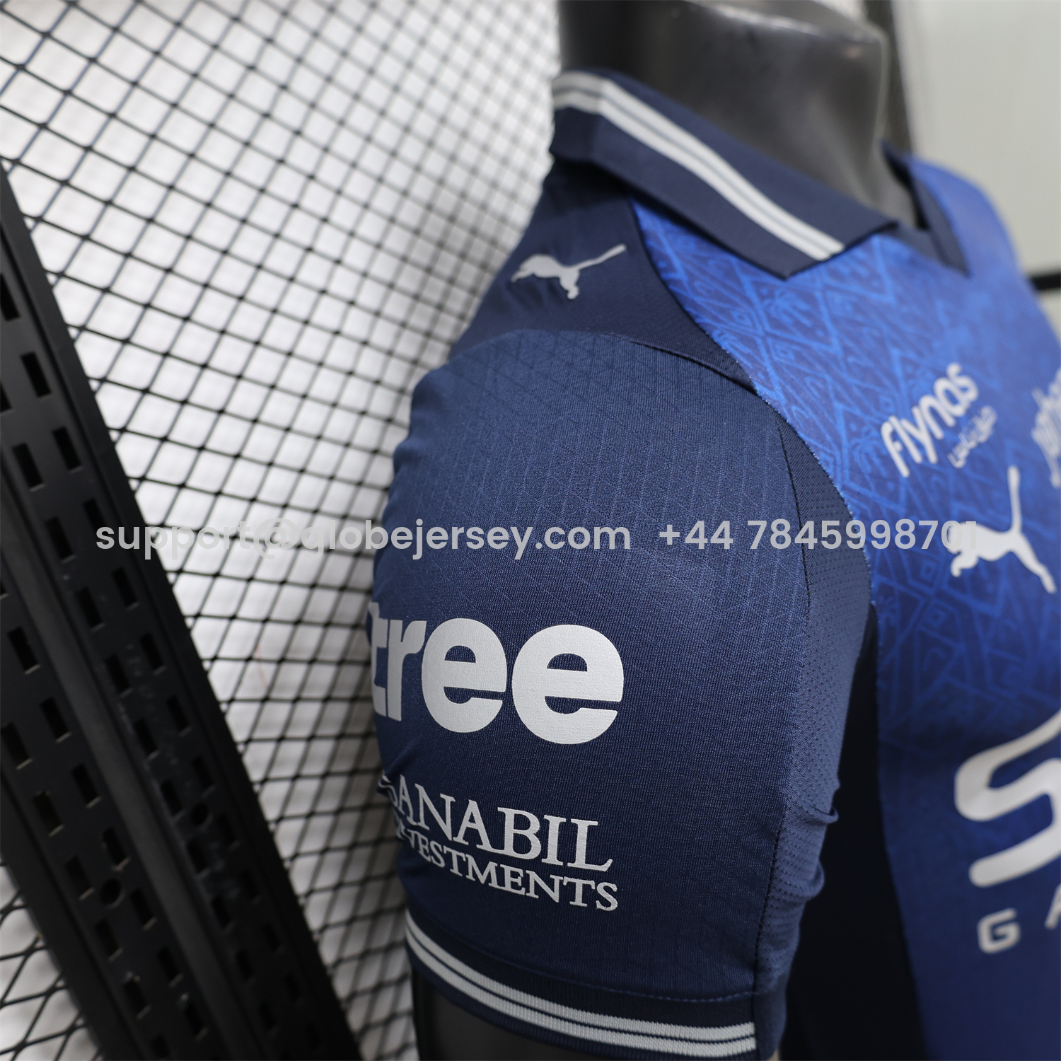 GlobeJersey-Al Hilal Riyadh Crescent 25-26 Blue Special Jersey - Player Version