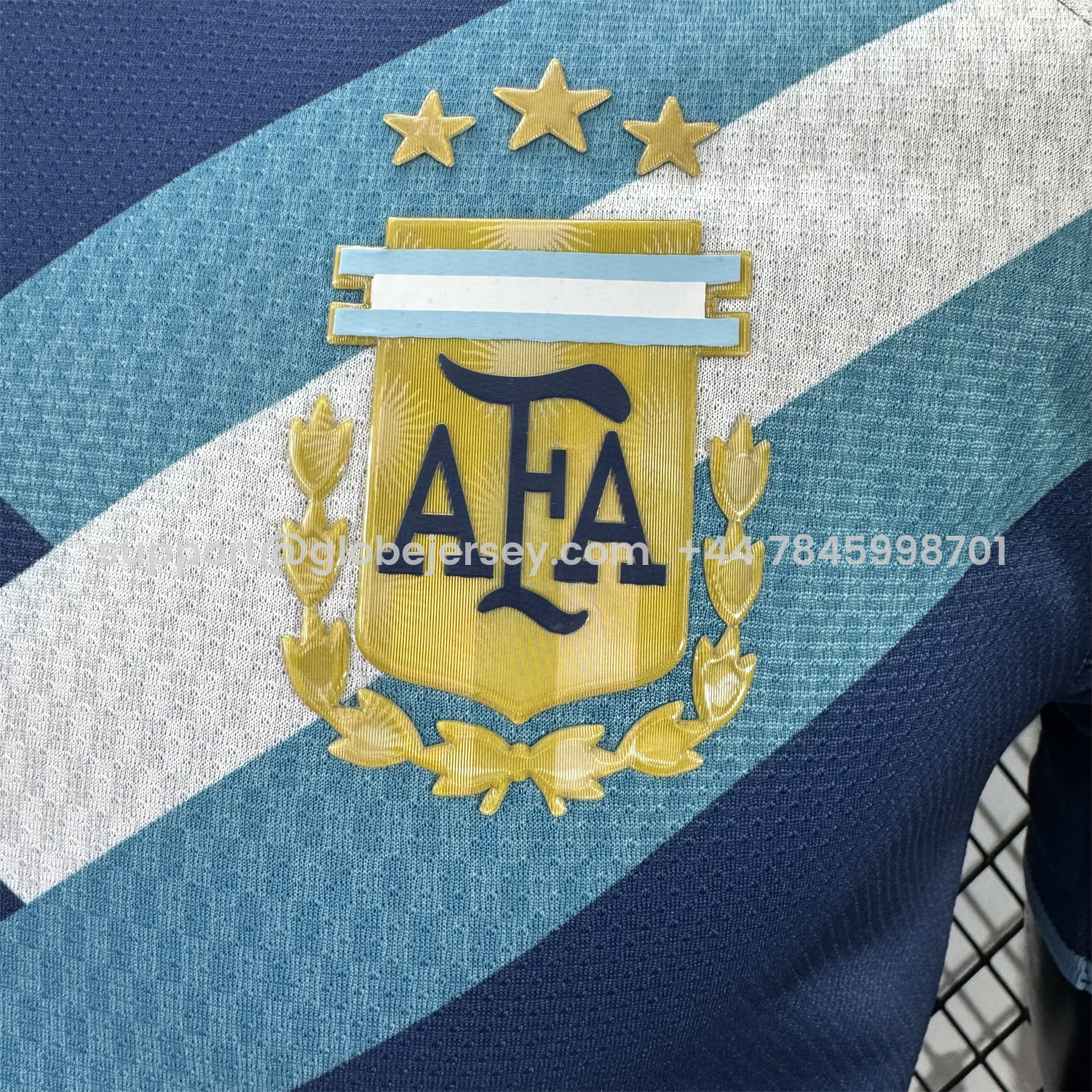 GlobeJersey-Argentina 2026 Blue Shoulder Stripes Special Jersey - Player Version