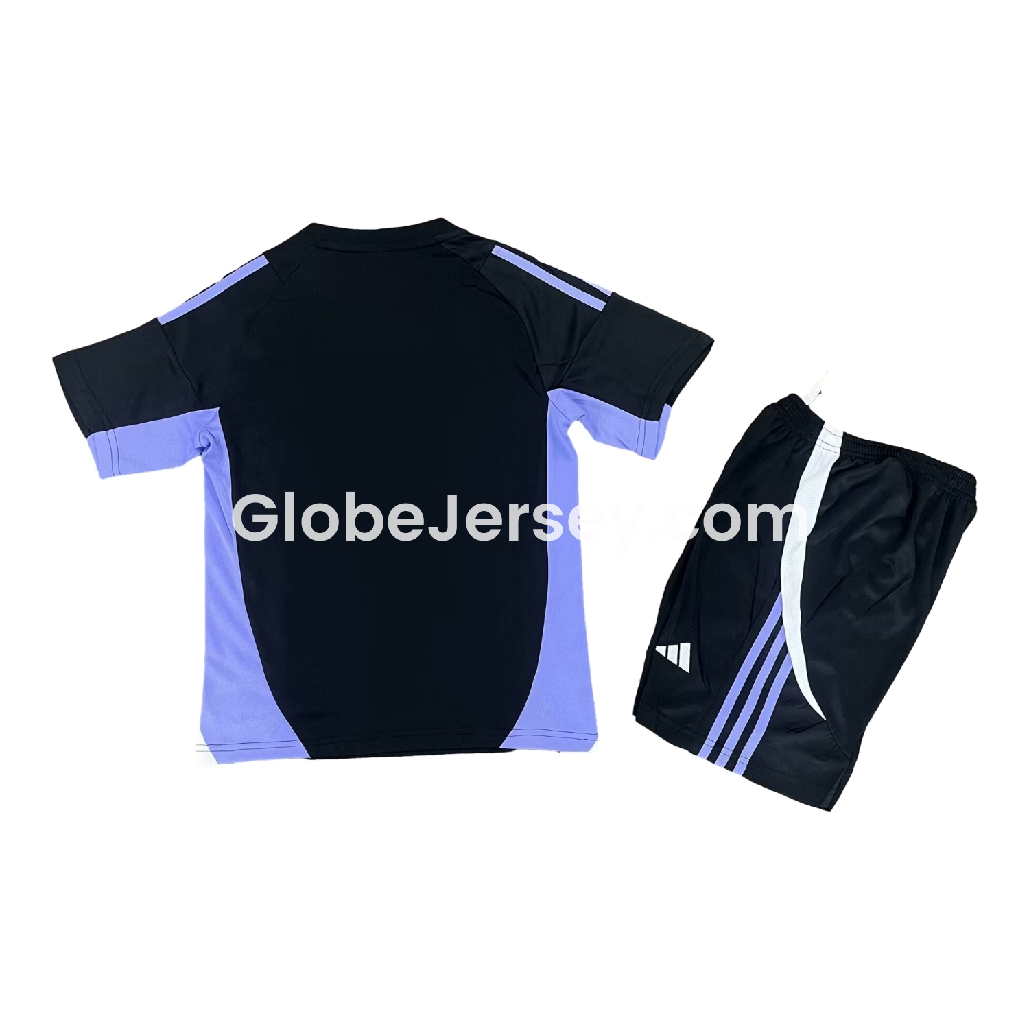 GlobeJersey-Colo Colo 25-26 Black Training Kids Kit