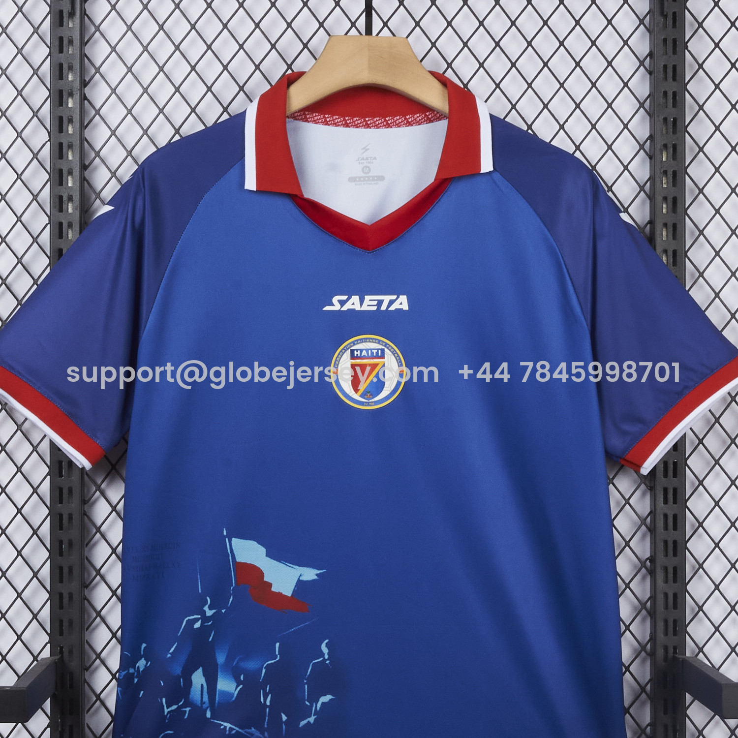 GlobeJersey-Haiti 26-27 Home Jersey - Fans Version