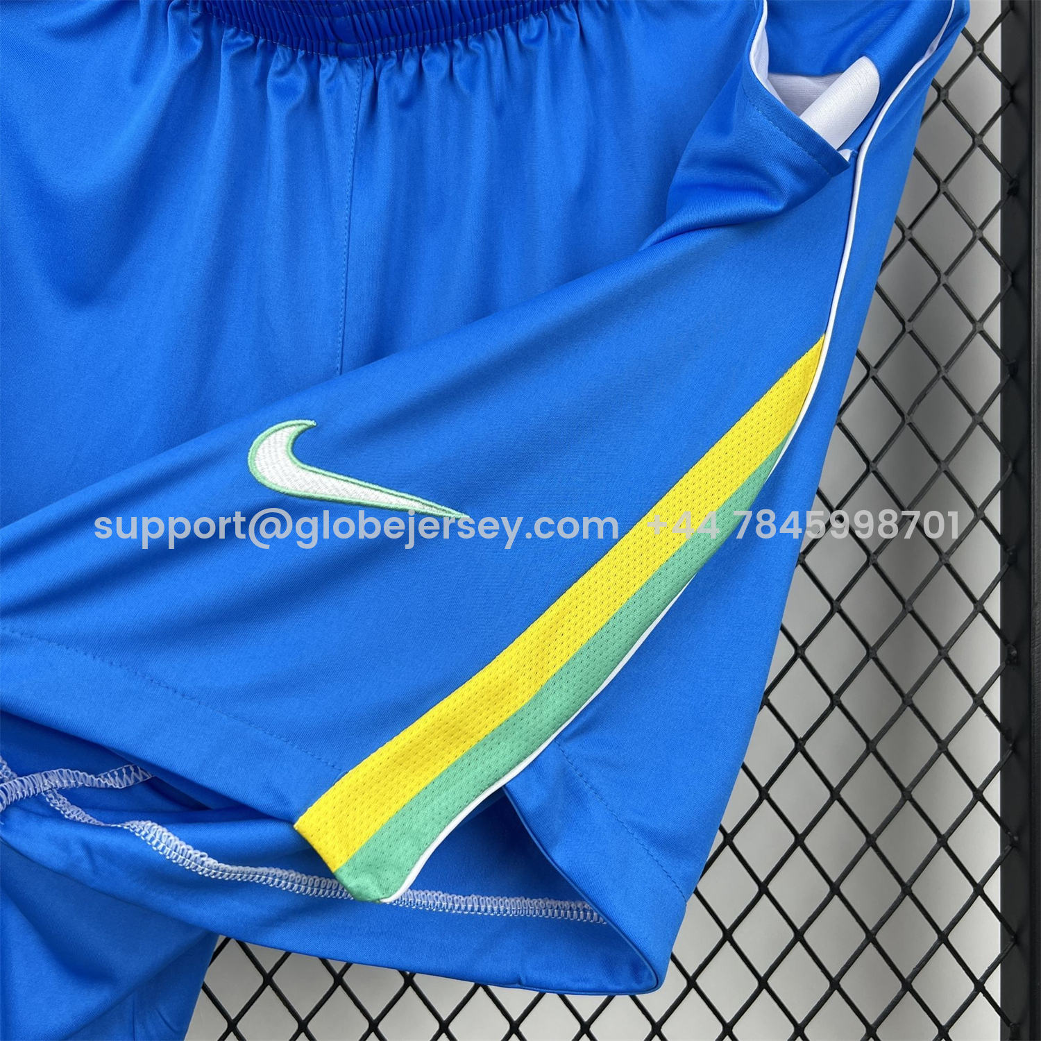 GlobeJersey-Brazil 2026 Blue Casual Shorts - Fans Version